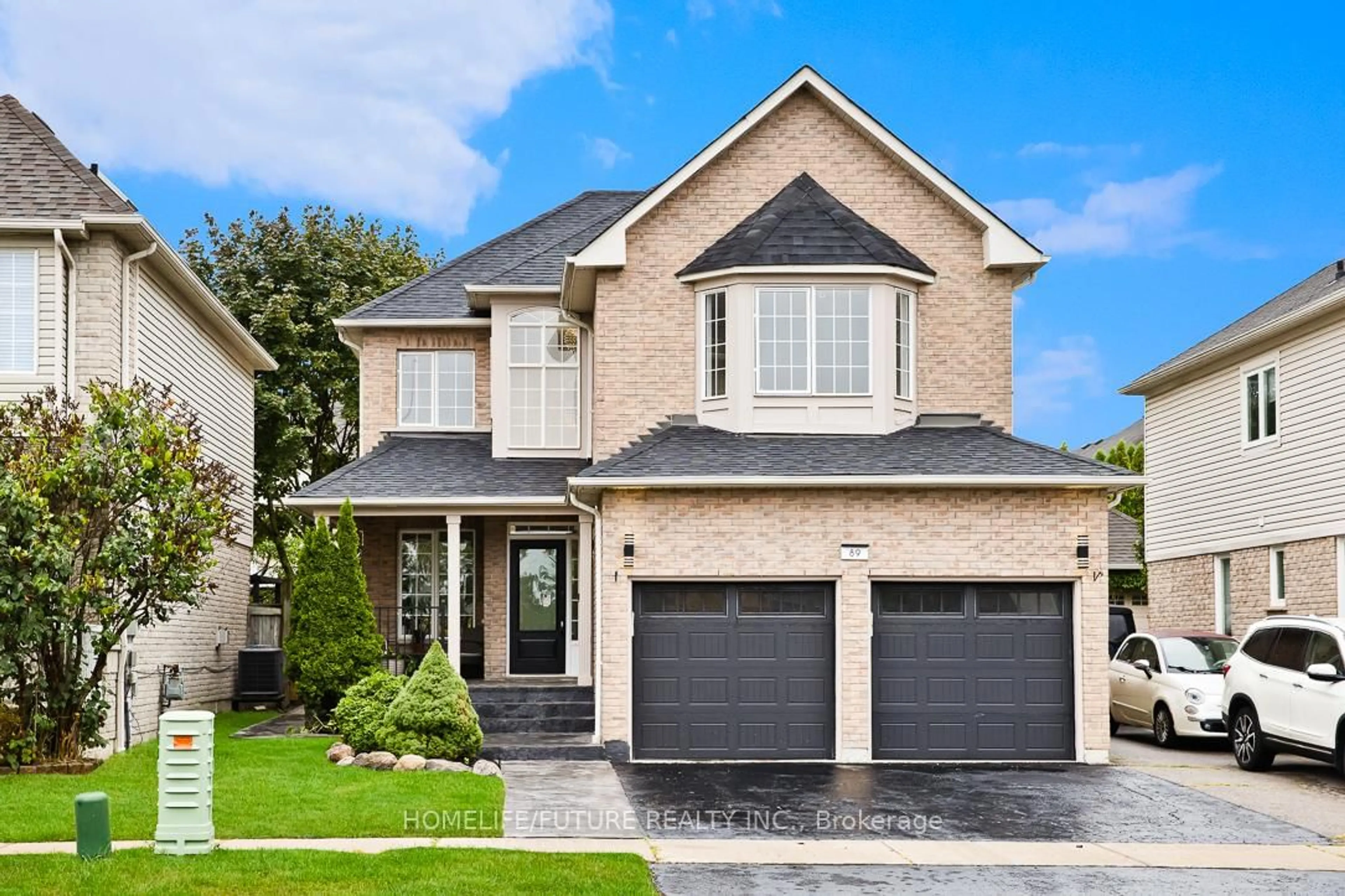 Home with brick exterior material, street for 89 Eric Clarke Dr, Whitby Ontario L1R 2T6