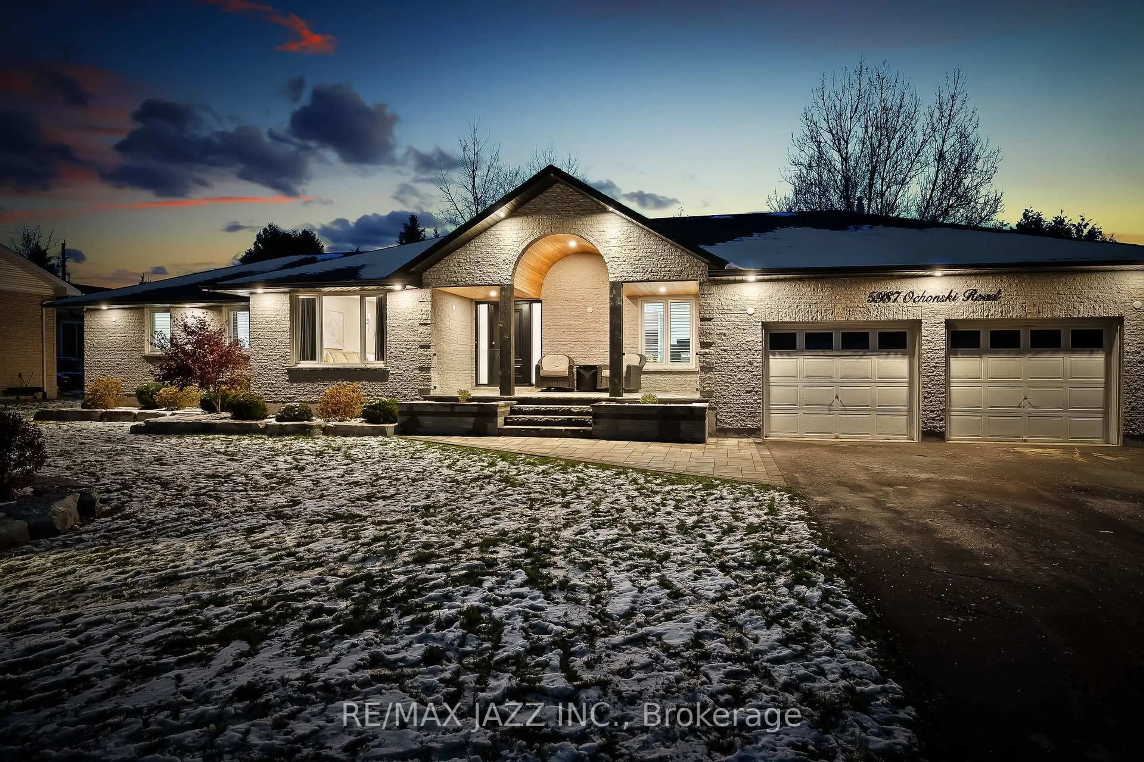 Home with brick exterior material, street for 5987 Ochonski Rd, Clarington Ontario L0B 1M0