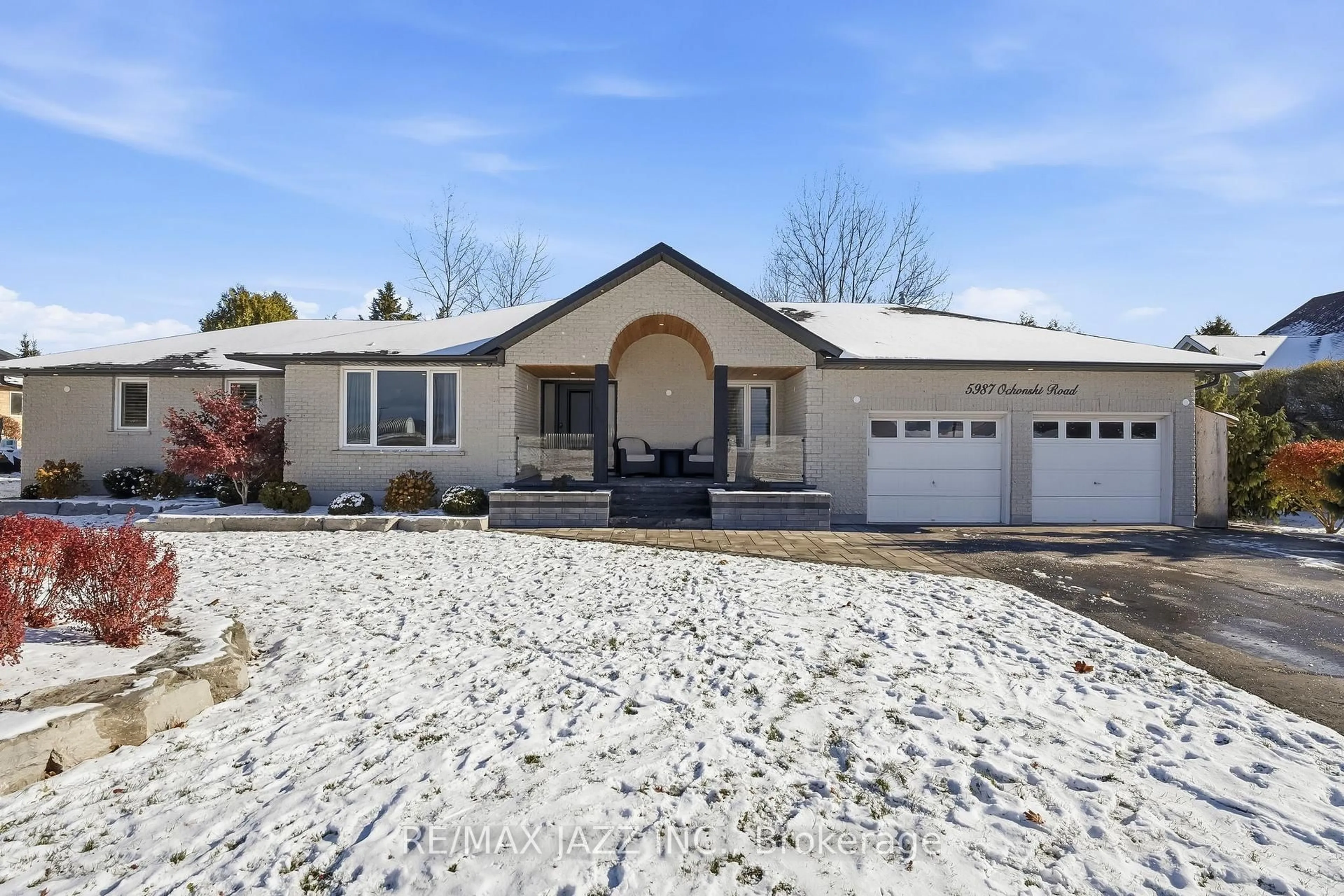 Home with vinyl exterior material, street for 5987 Ochonski Rd, Clarington Ontario L0B 1M0