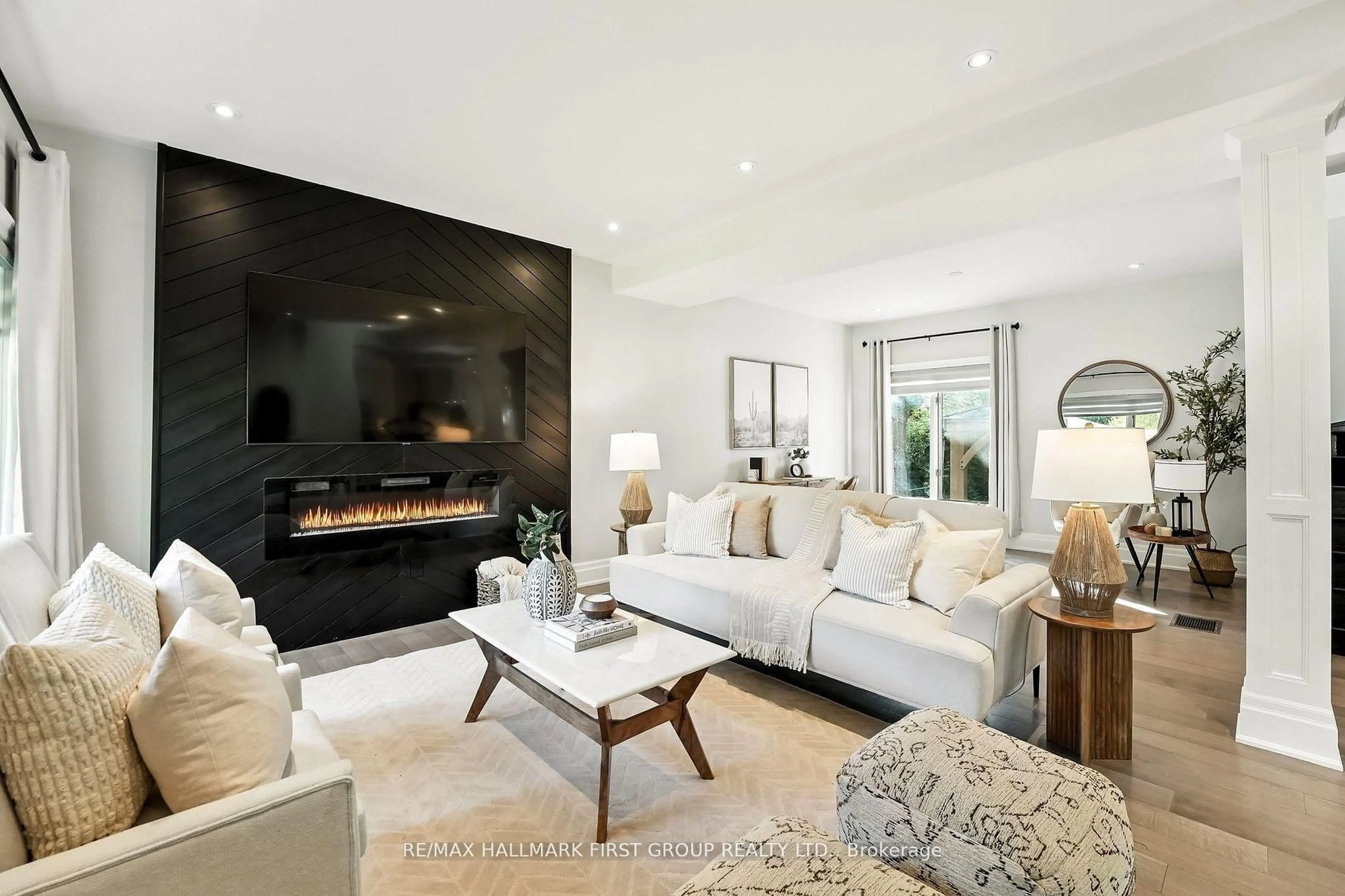 Living room with furniture, unknown for 47 Sherwood Rd, Ajax Ontario L1T 2Y5