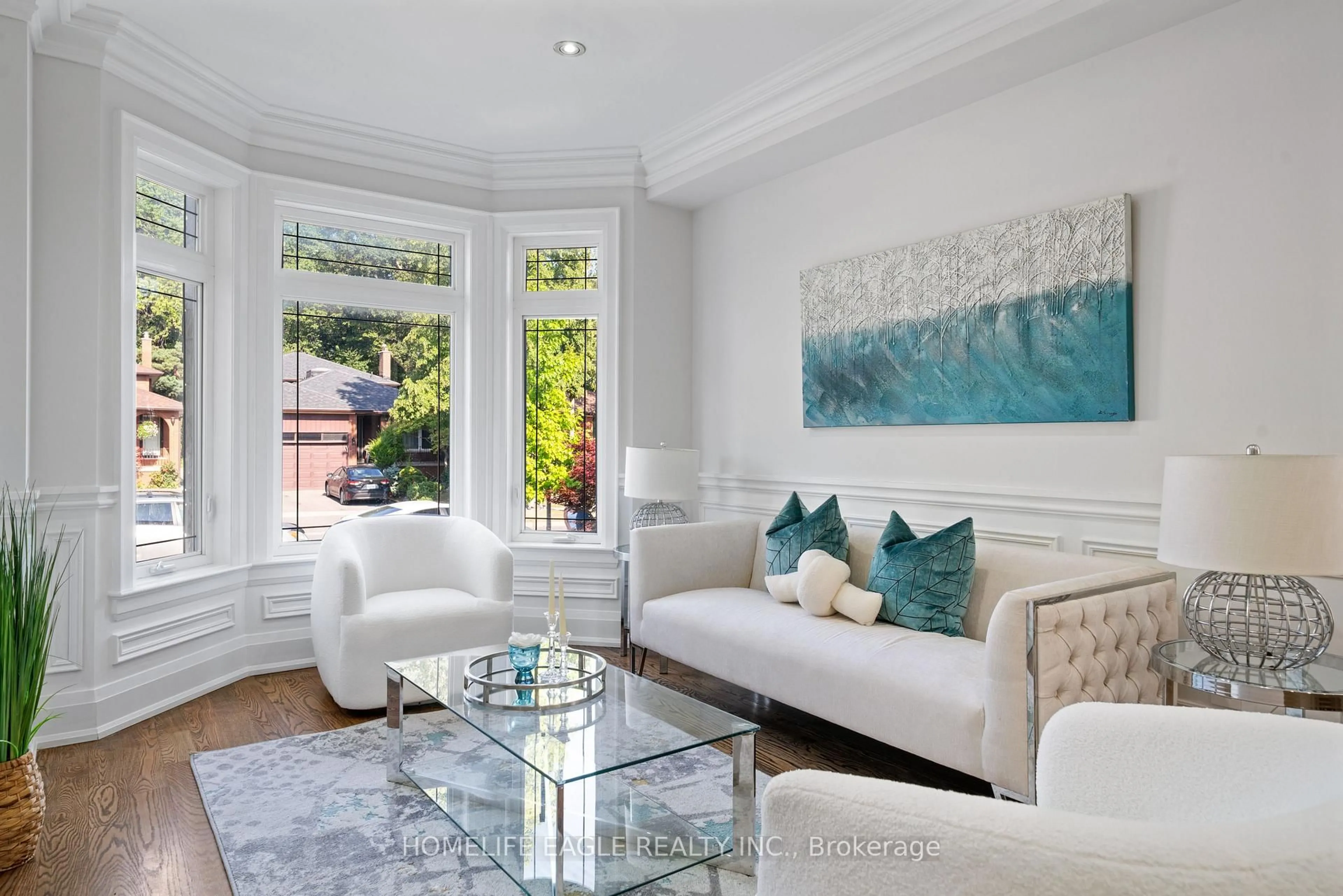 Living room with furniture, unknown for 8 Nicolan Rd, Toronto Ontario M1M 3J6