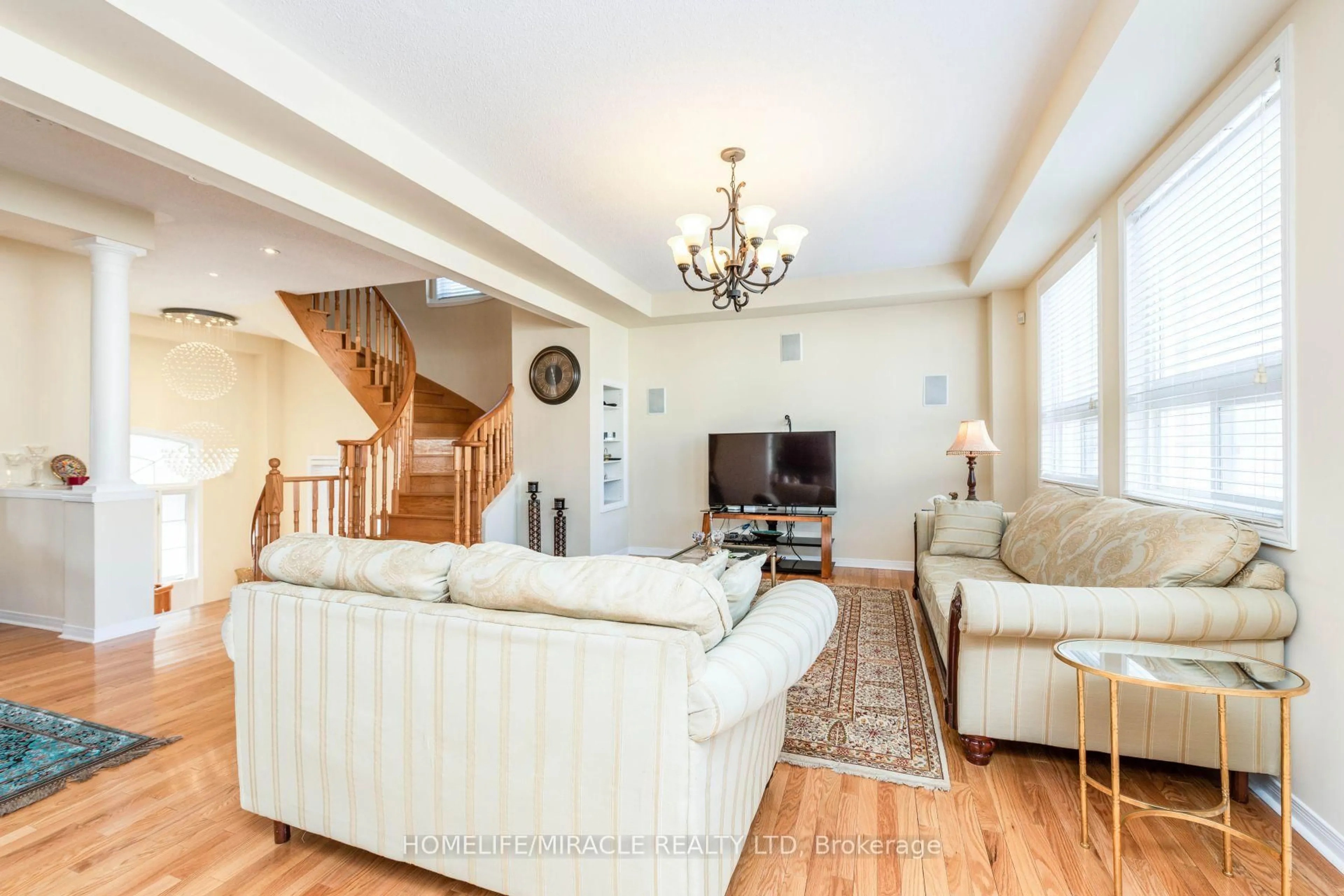 Living room with furniture, unknown for 8 Solway Cres, Ajax Ontario L1Z 0A7