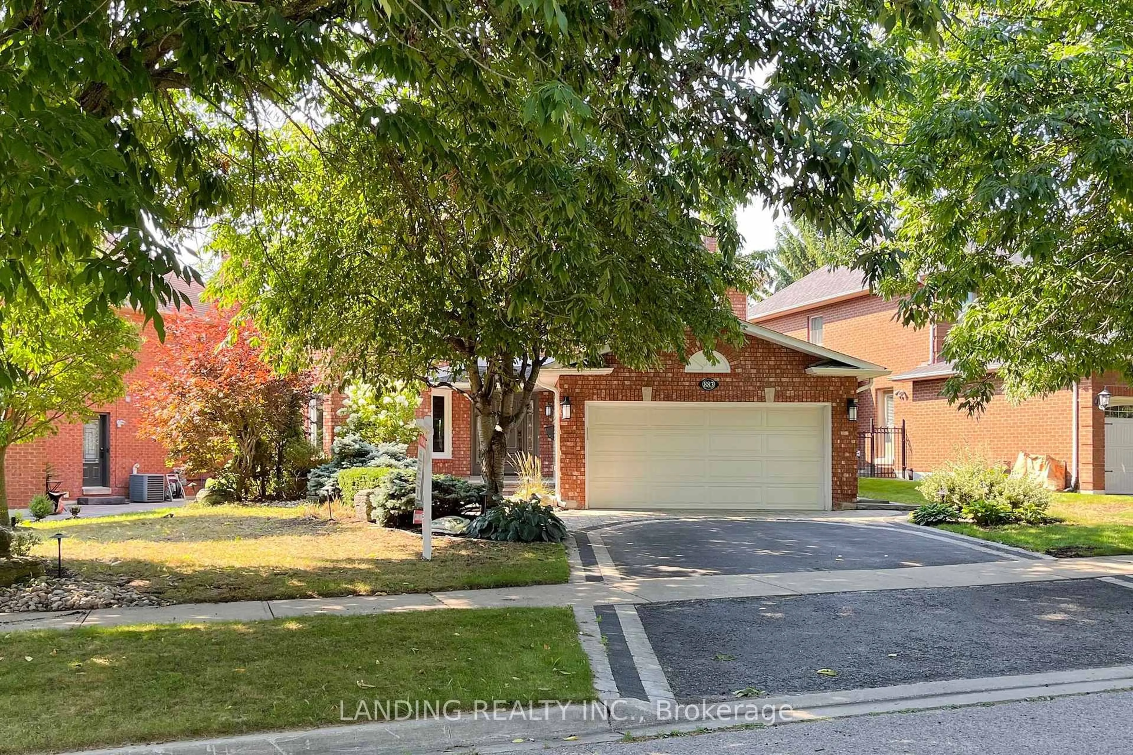 Home with brick exterior material, street for 883 Darwin Dr, Pickering Ontario L1X 2P8