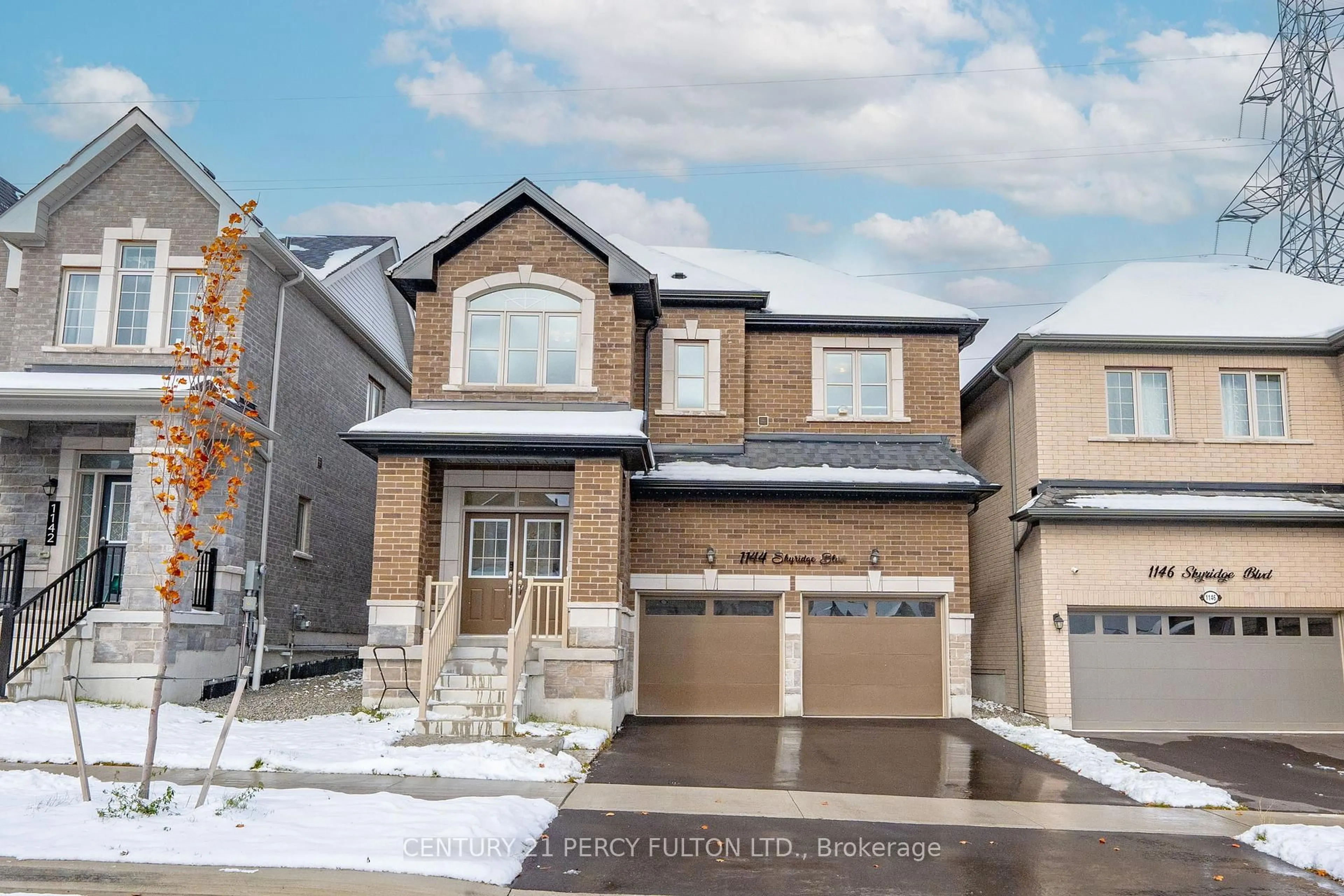 Home with brick exterior material, street for 1144 Skyridge Blvd, Pickering Ontario L1X 0M4