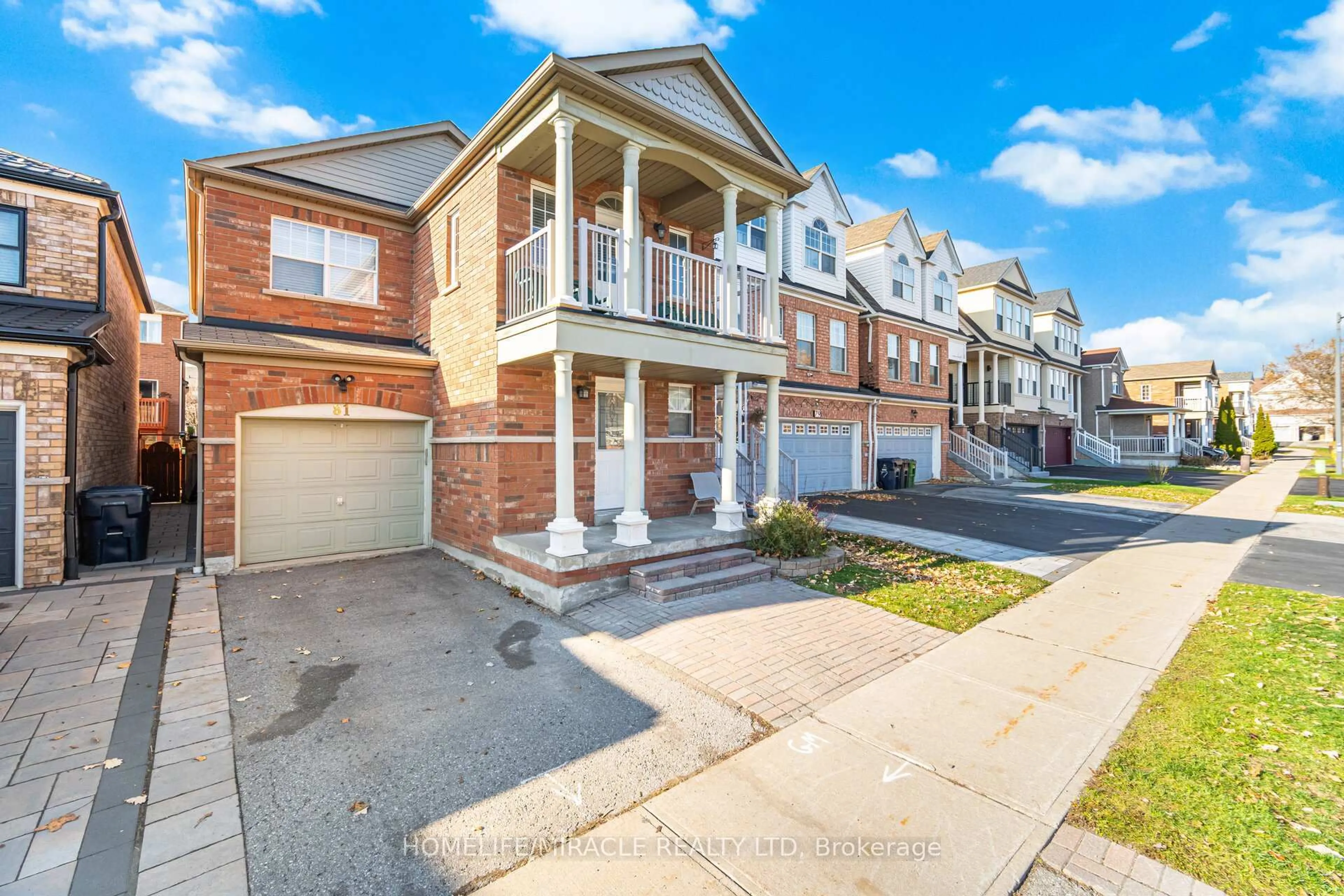 Home with brick exterior material, street for 81 Vessel Cres, Toronto Ontario M1C 5K6