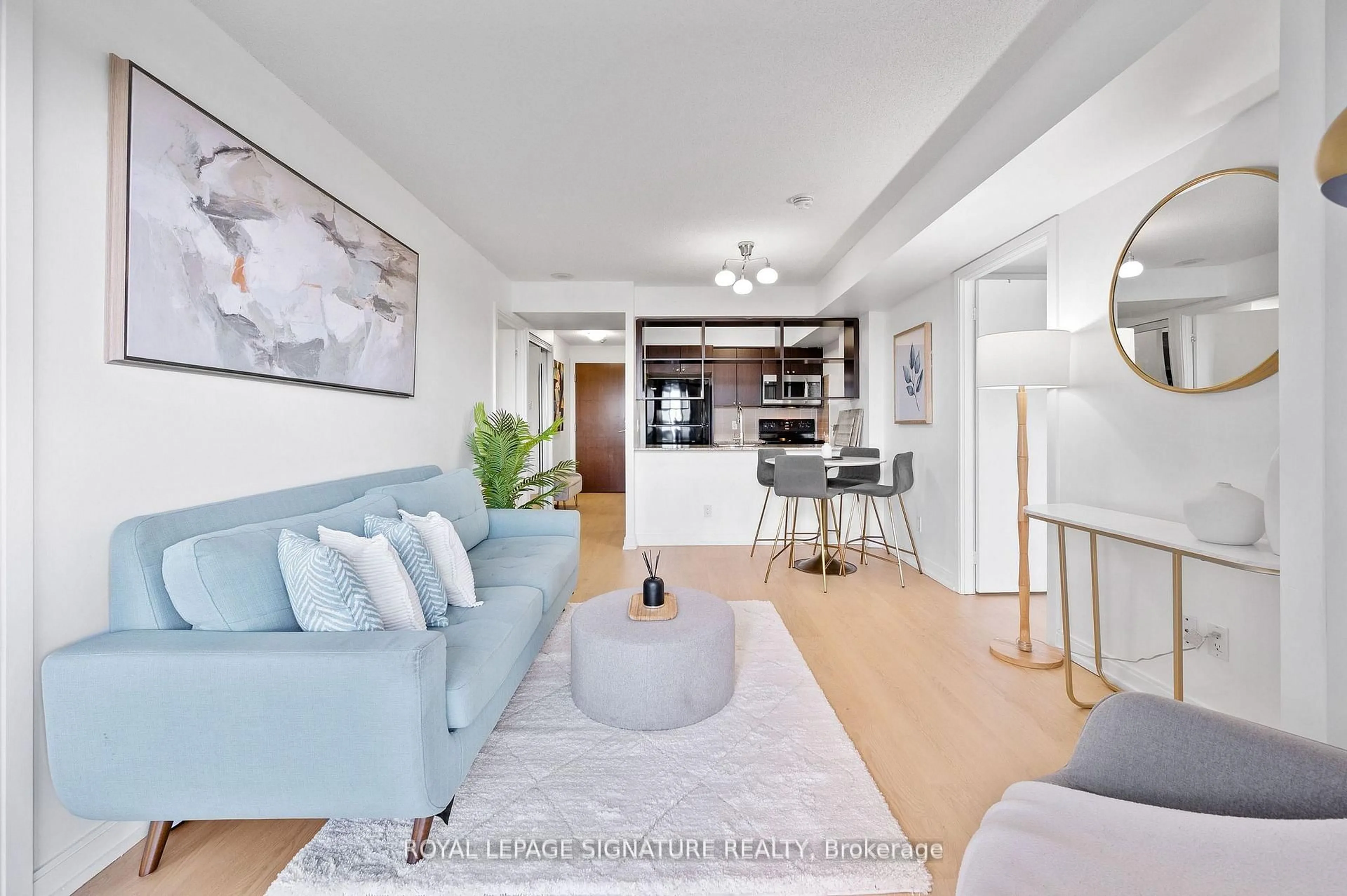 Living room with furniture, unknown for 181 Village Green Sq #921, Toronto Ontario M1S 0K6