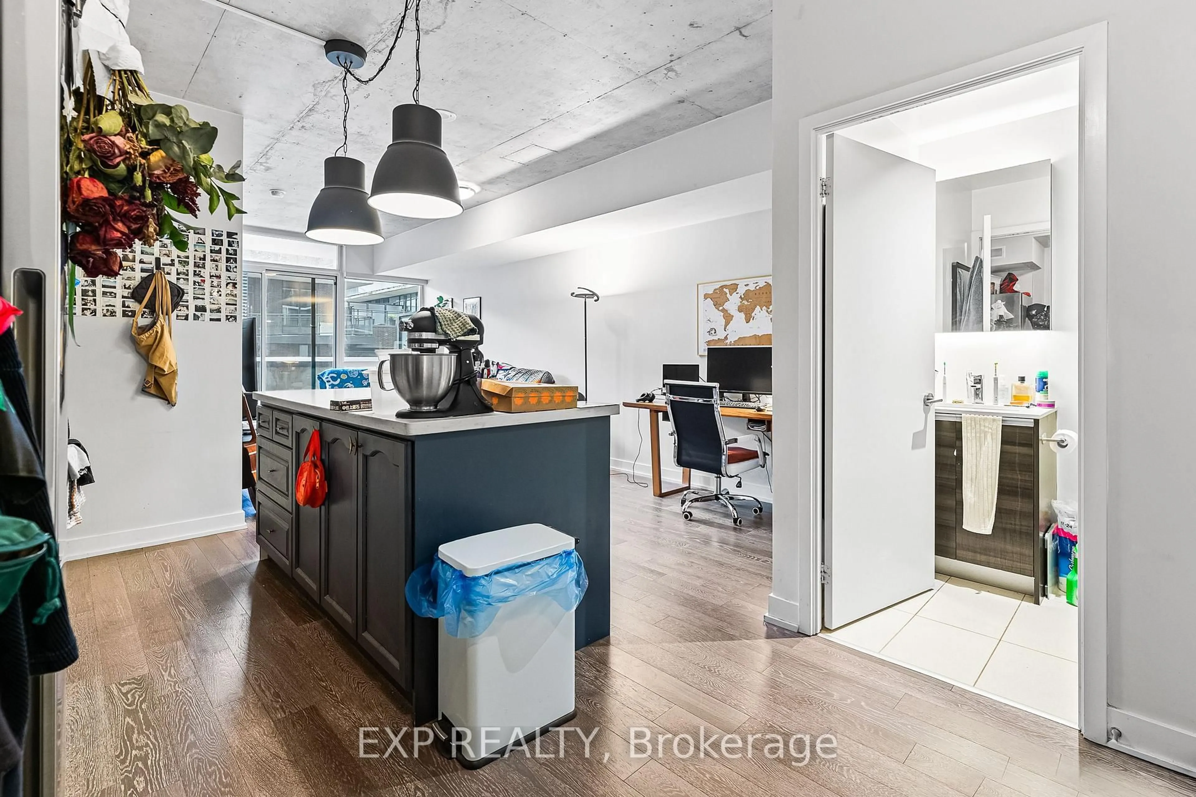 Open concept kitchen, unknown for 1190 Dundas St #225, Toronto Ontario M4M 0C5