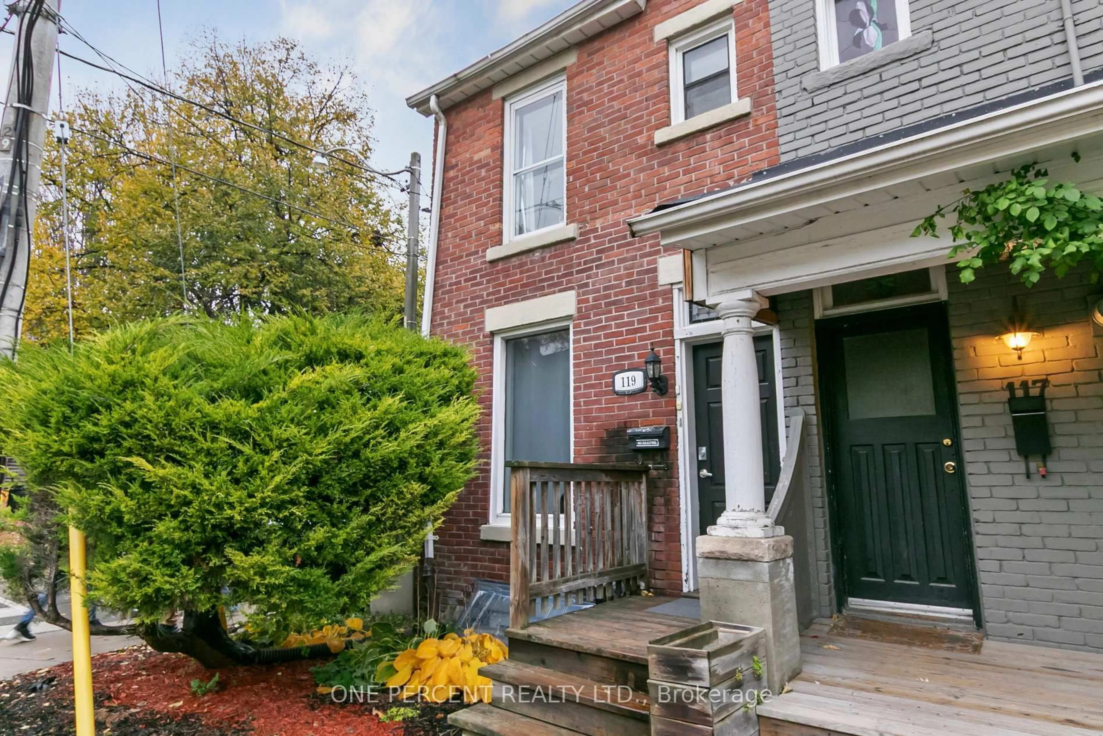 Home with brick exterior material, street for 119 De Grassi St, Toronto Ontario M4M 2K5