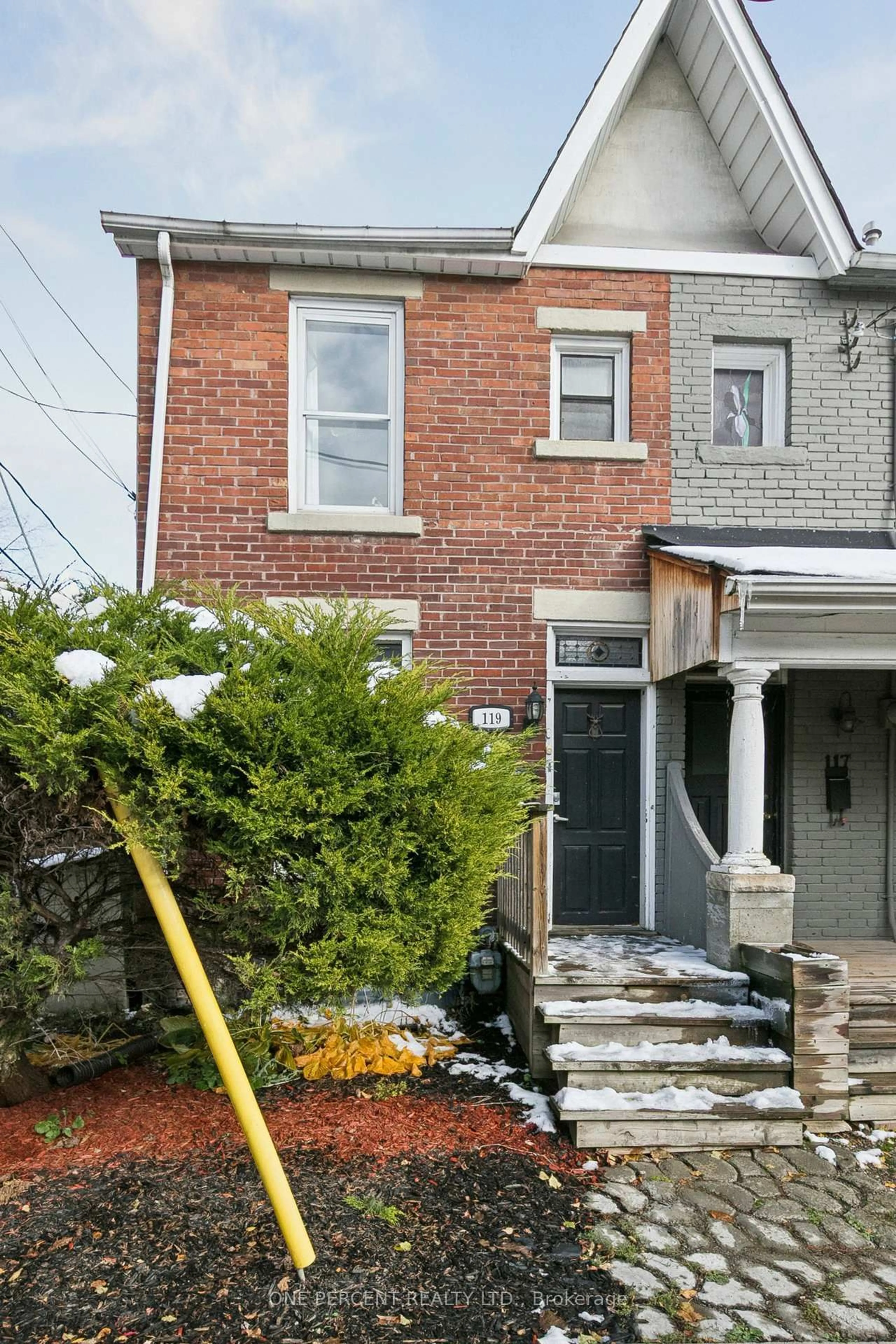 Home with brick exterior material, street for 119 De Grassi St, Toronto Ontario M4M 2K5