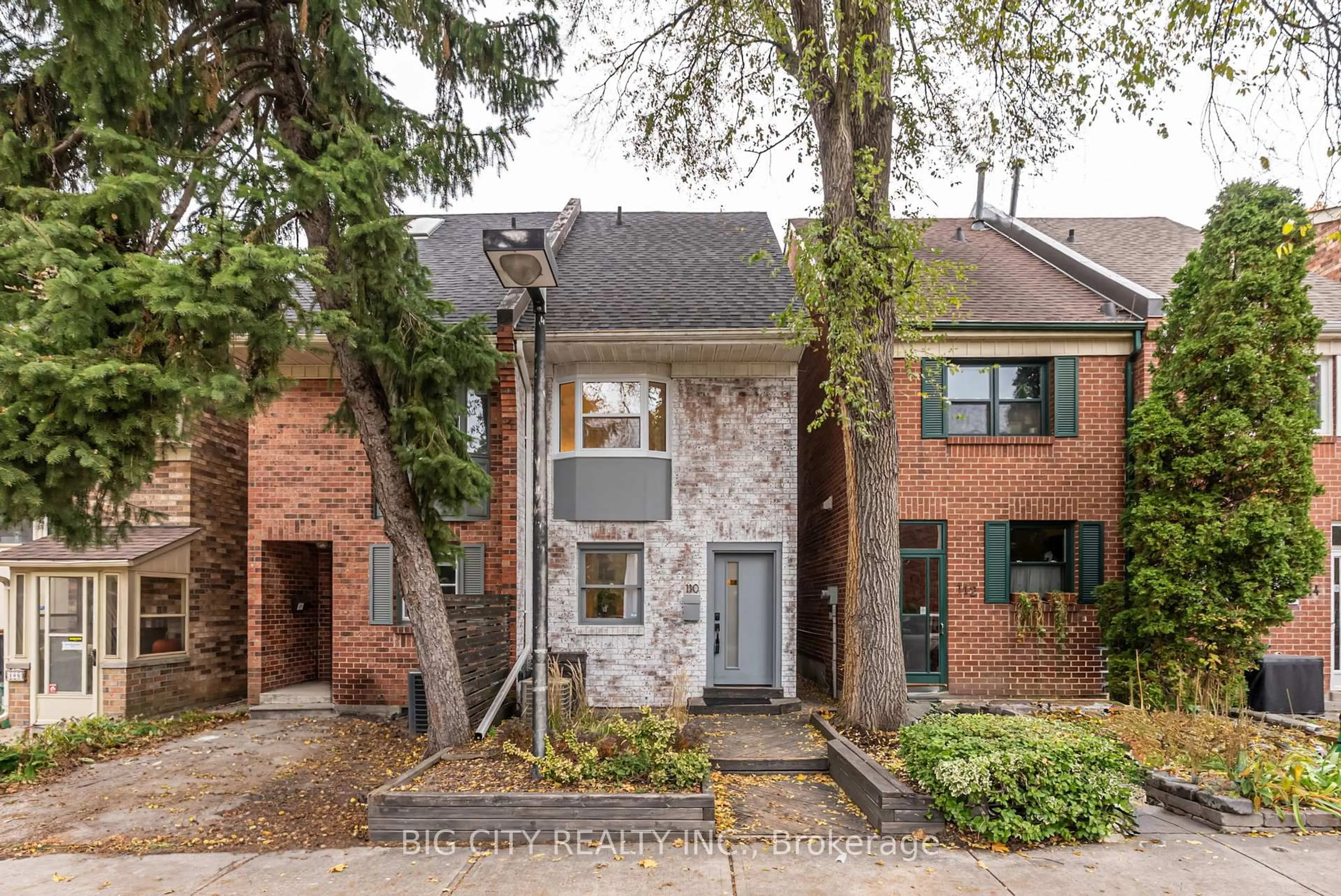 Home with brick exterior material, street for 110 Torbrick Rd, Toronto Ontario M4J 4Z5