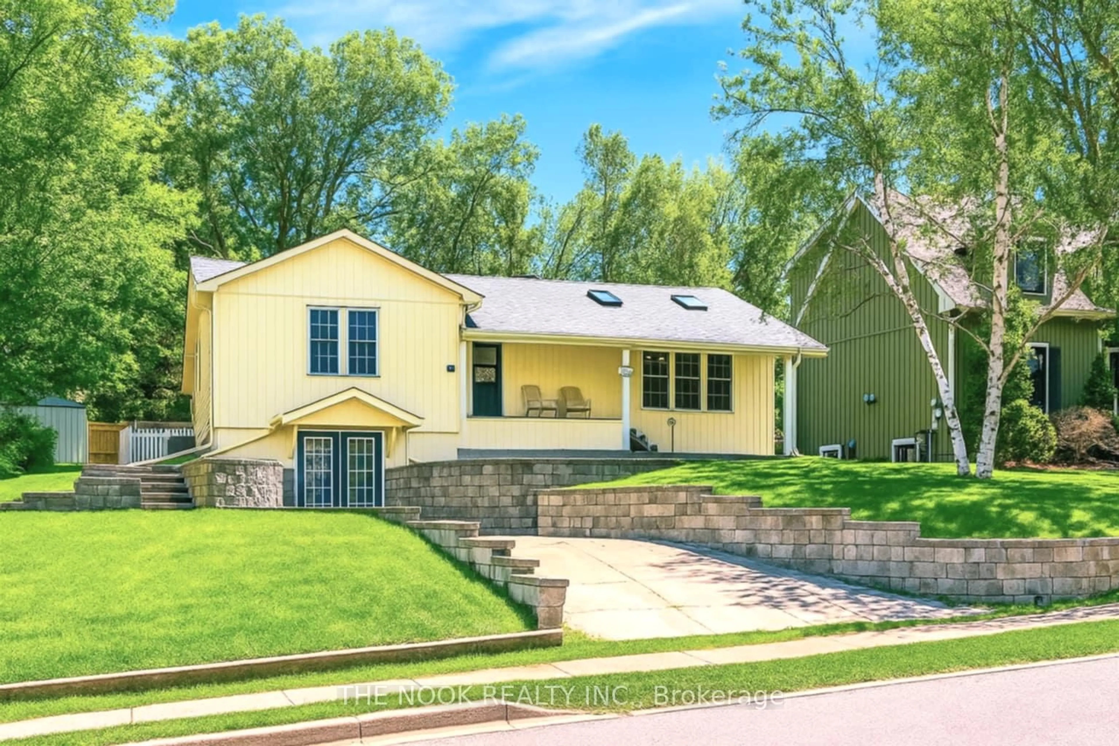 Home with vinyl exterior material, street for 15217 Old Simcoe St, Scugog Ontario L9L 1L1