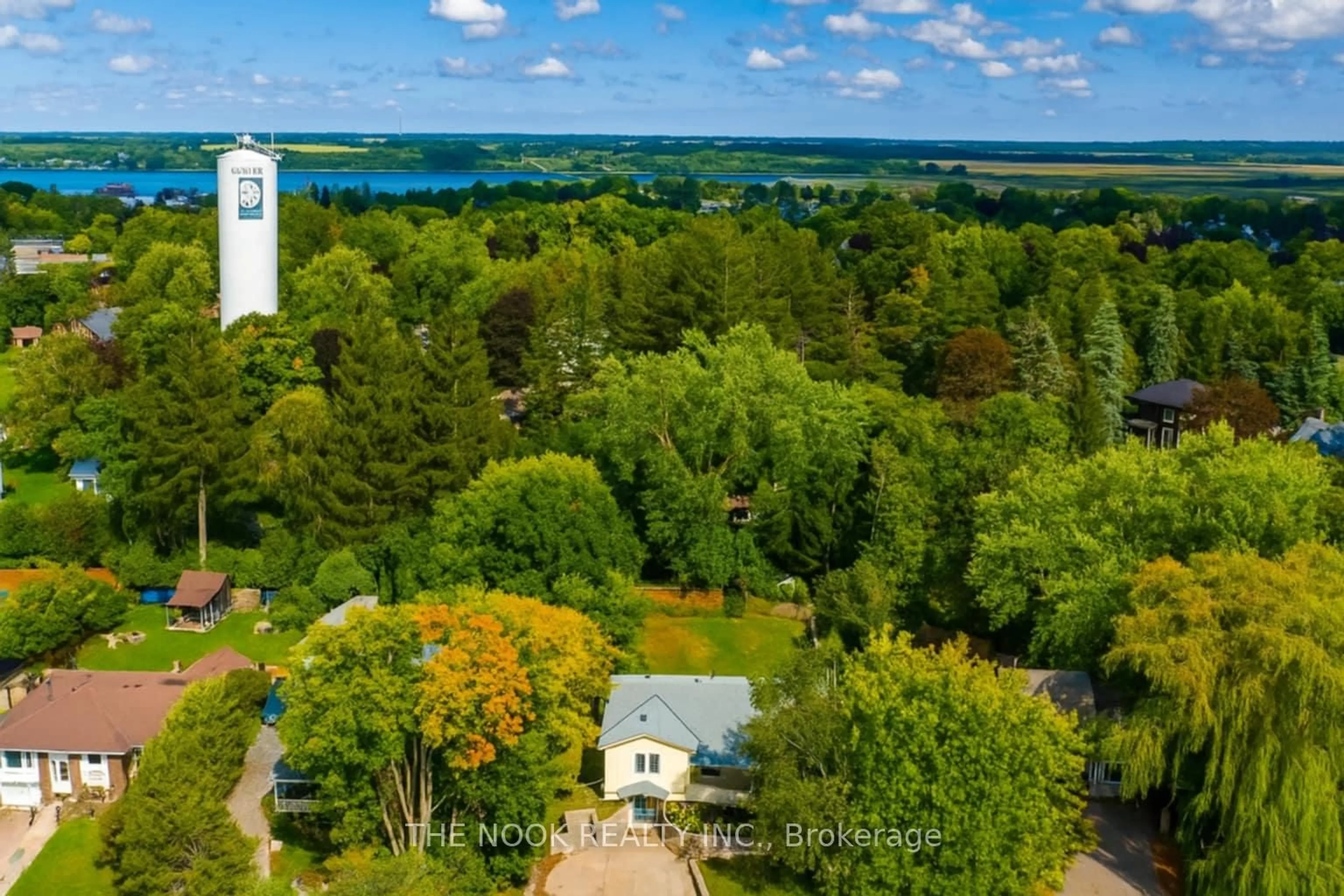 A pic from outside/outdoor area/front of a property/back of a property/a pic from drone, water/lake/river/ocean view for 15217 Old Simcoe St, Scugog Ontario L9L 1L1