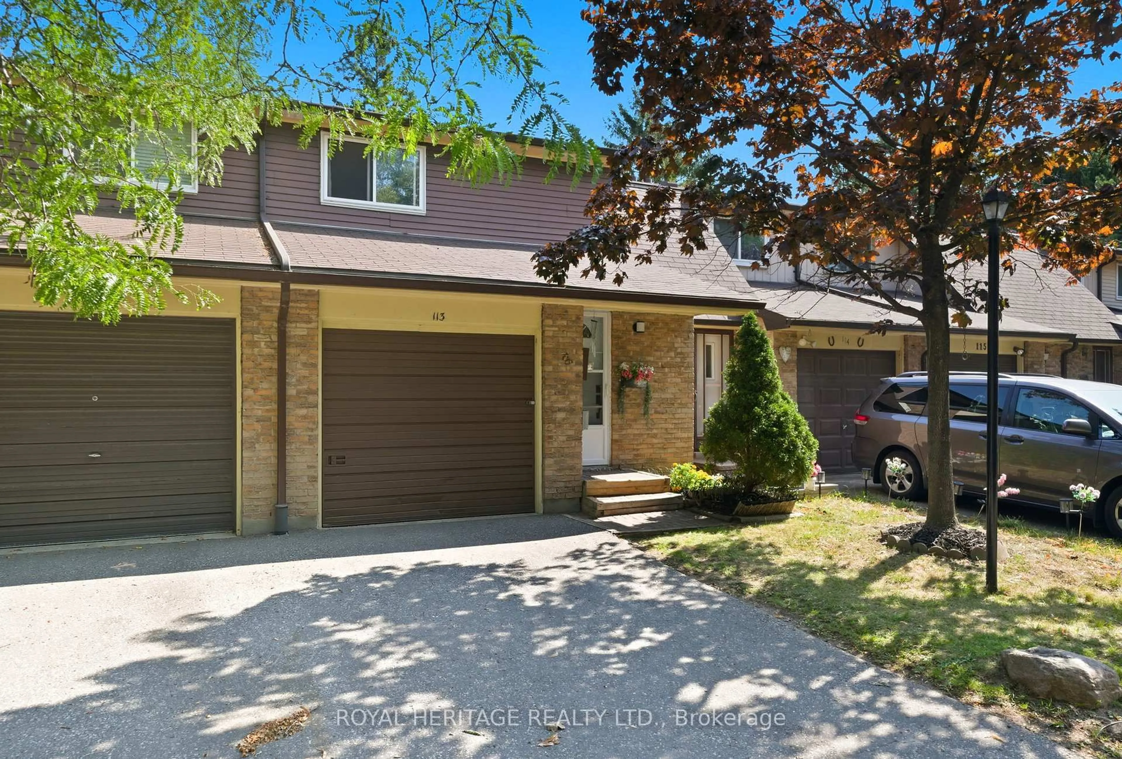 Home with brick exterior material, street for 929 Burns St #113, Whitby Ontario L1N 6J5