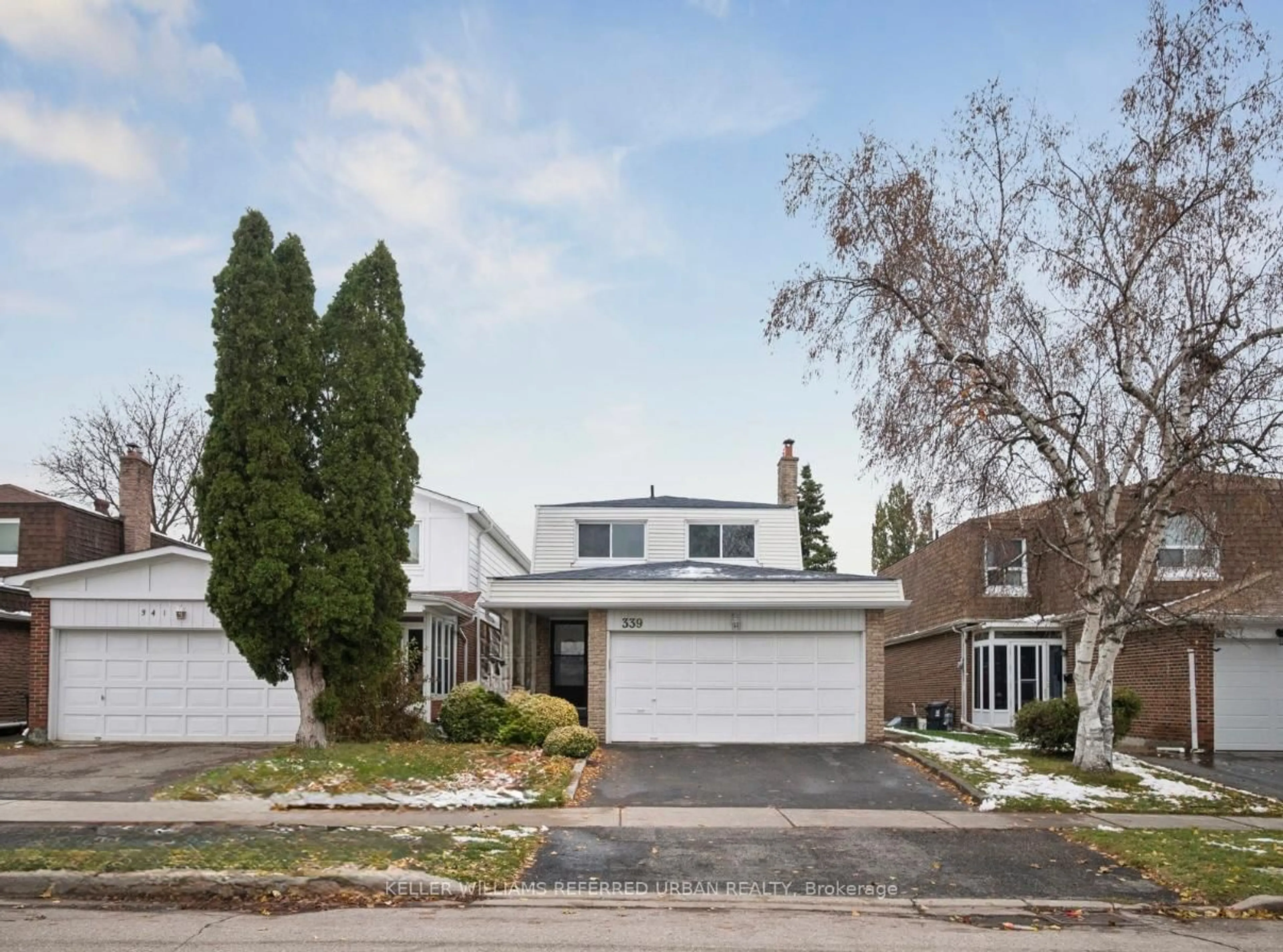 Home with brick exterior material, street for 339 Chartland Blvd, Toronto Ontario M1S 3P4