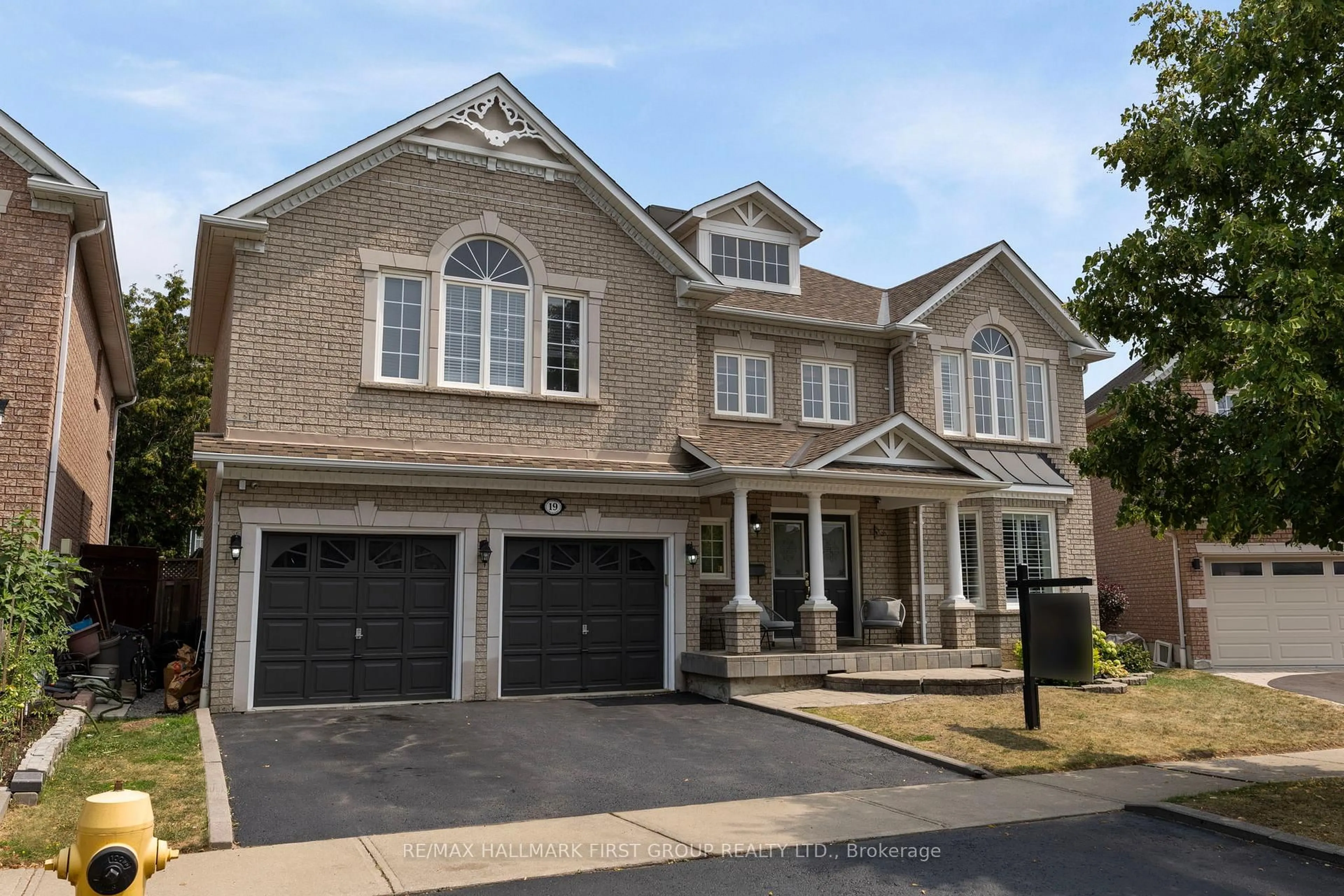 Home with brick exterior material, street for 19 Ballgrove Cres, Ajax Ontario L1T 4Z3