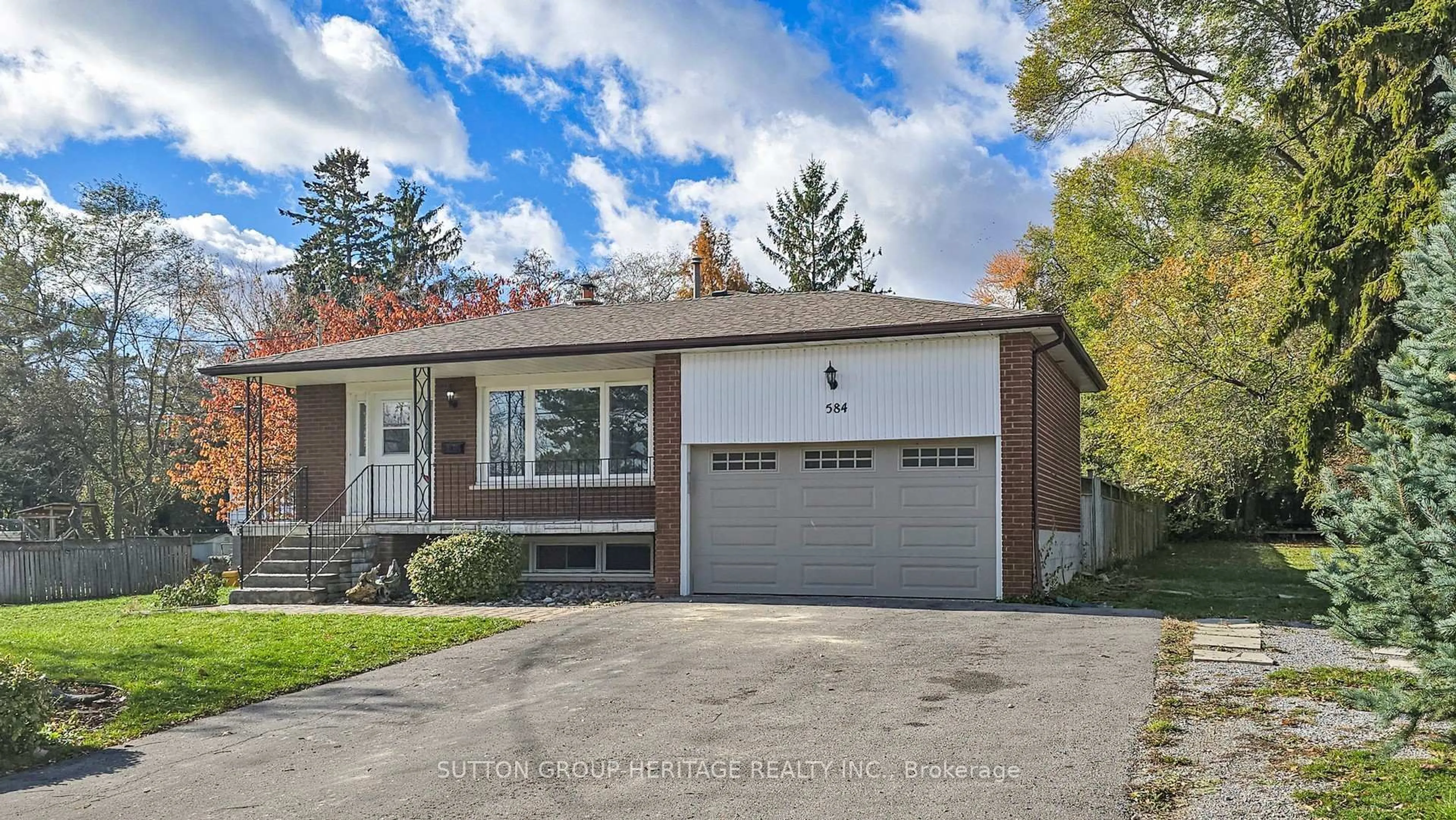 Home with brick exterior material, street for 584 Westshore Blvd, Pickering Ontario L1W 2T7