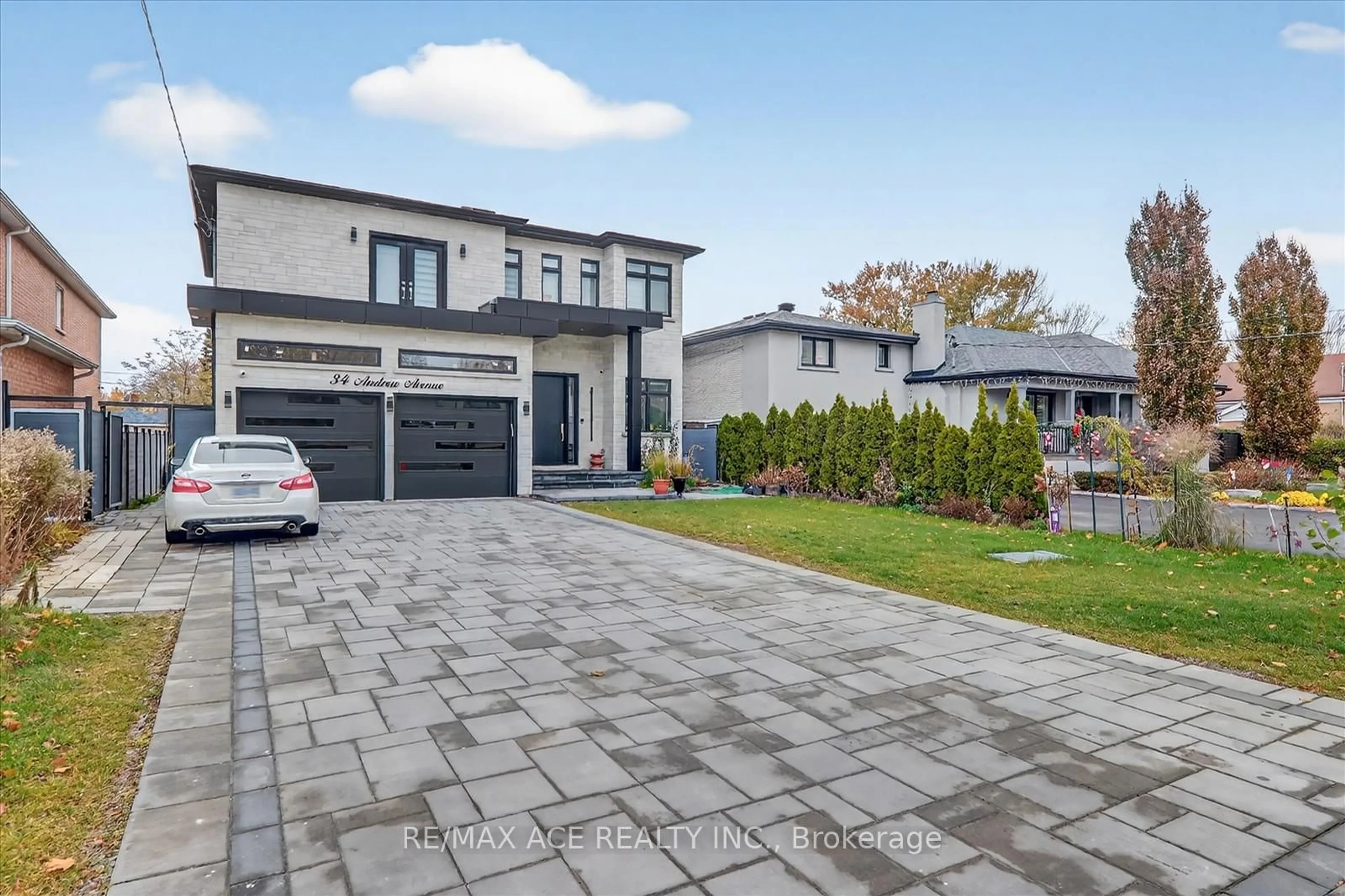 Home with brick exterior material, street for 34 Andrew Ave, Toronto Ontario M1M 3H2