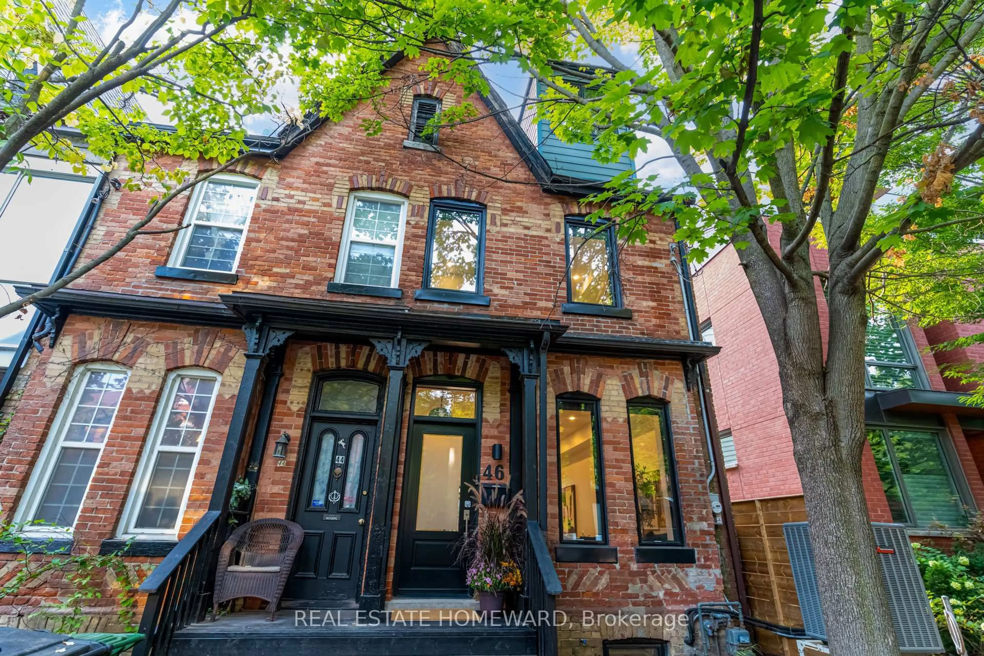 Home with brick exterior material, street for 46 Boulton Ave, Toronto Ontario M4M 2J5