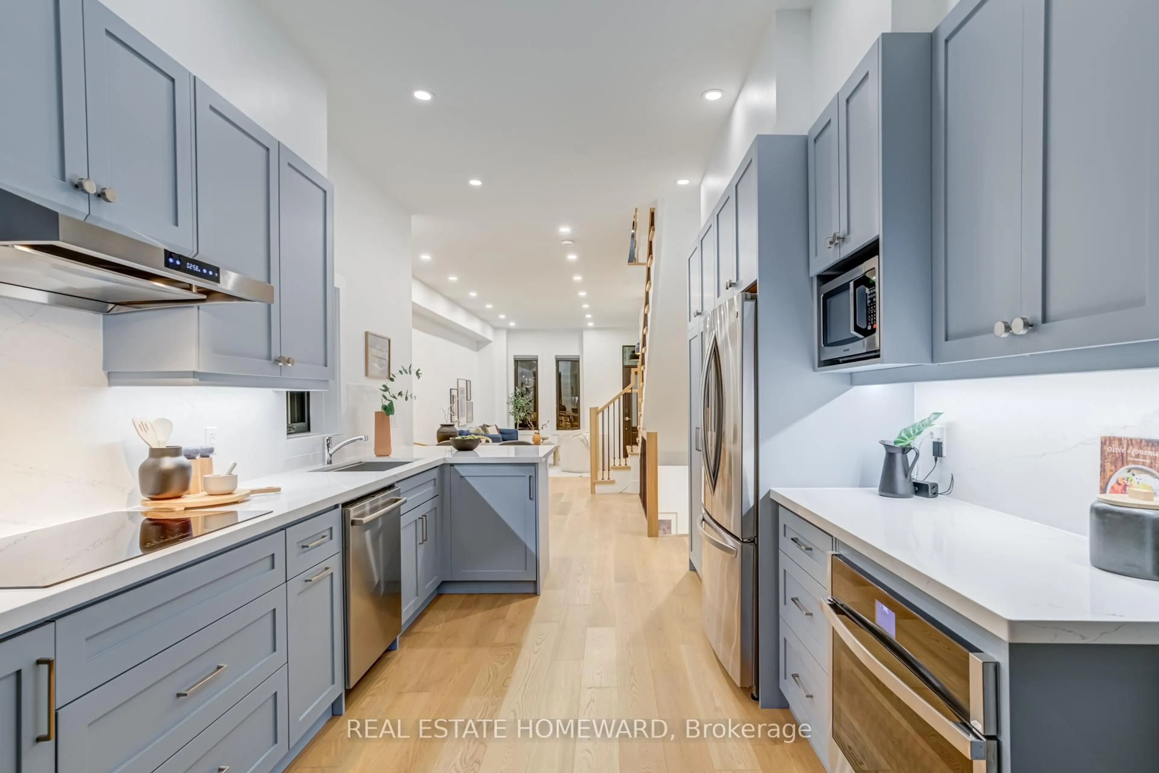 Contemporary kitchen, unknown for 46 Boulton Ave, Toronto Ontario M4M 2J5