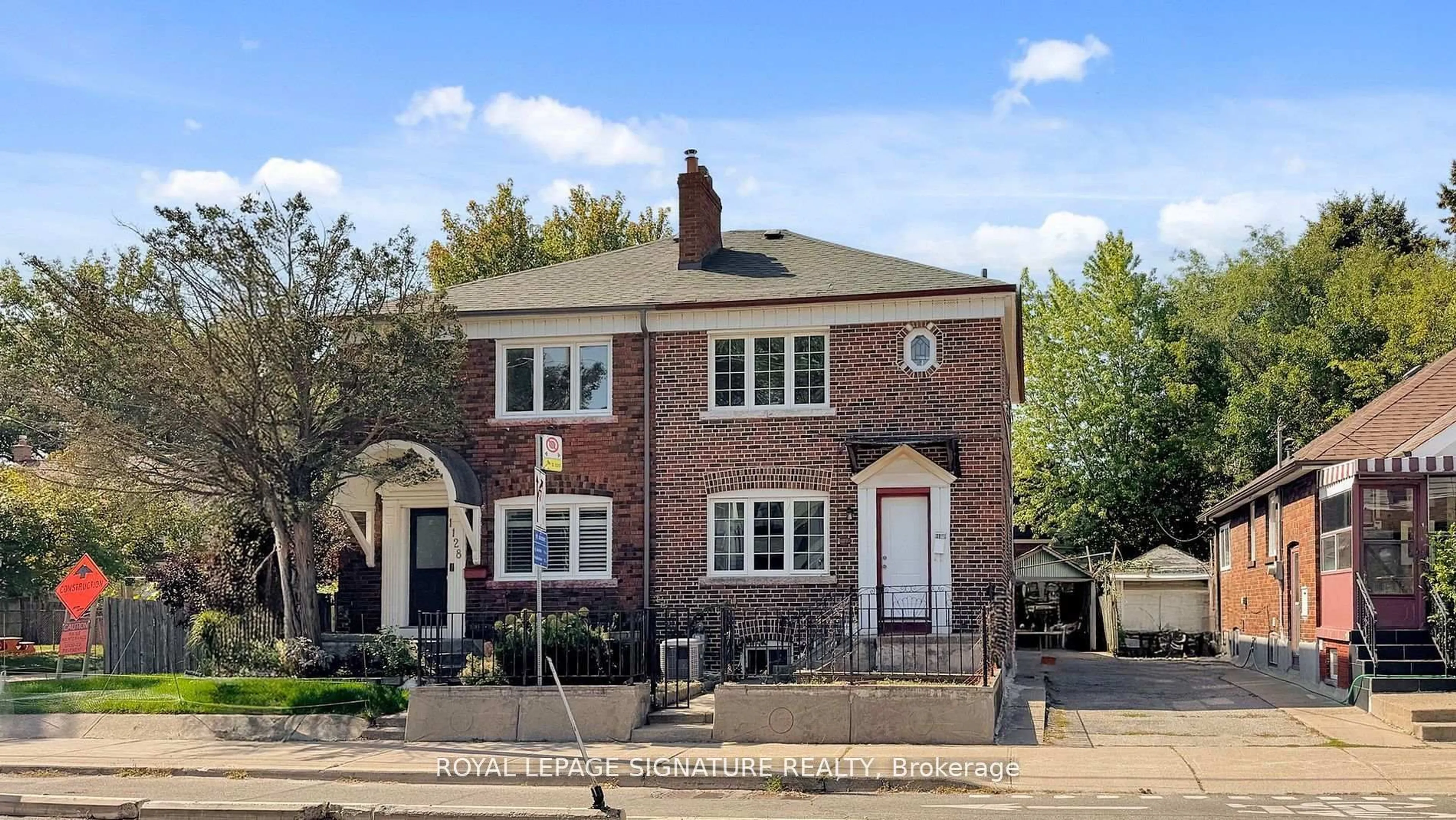 Home with brick exterior material, street for 1130 Woodbine Ave, Toronto Ontario M4C 4C8
