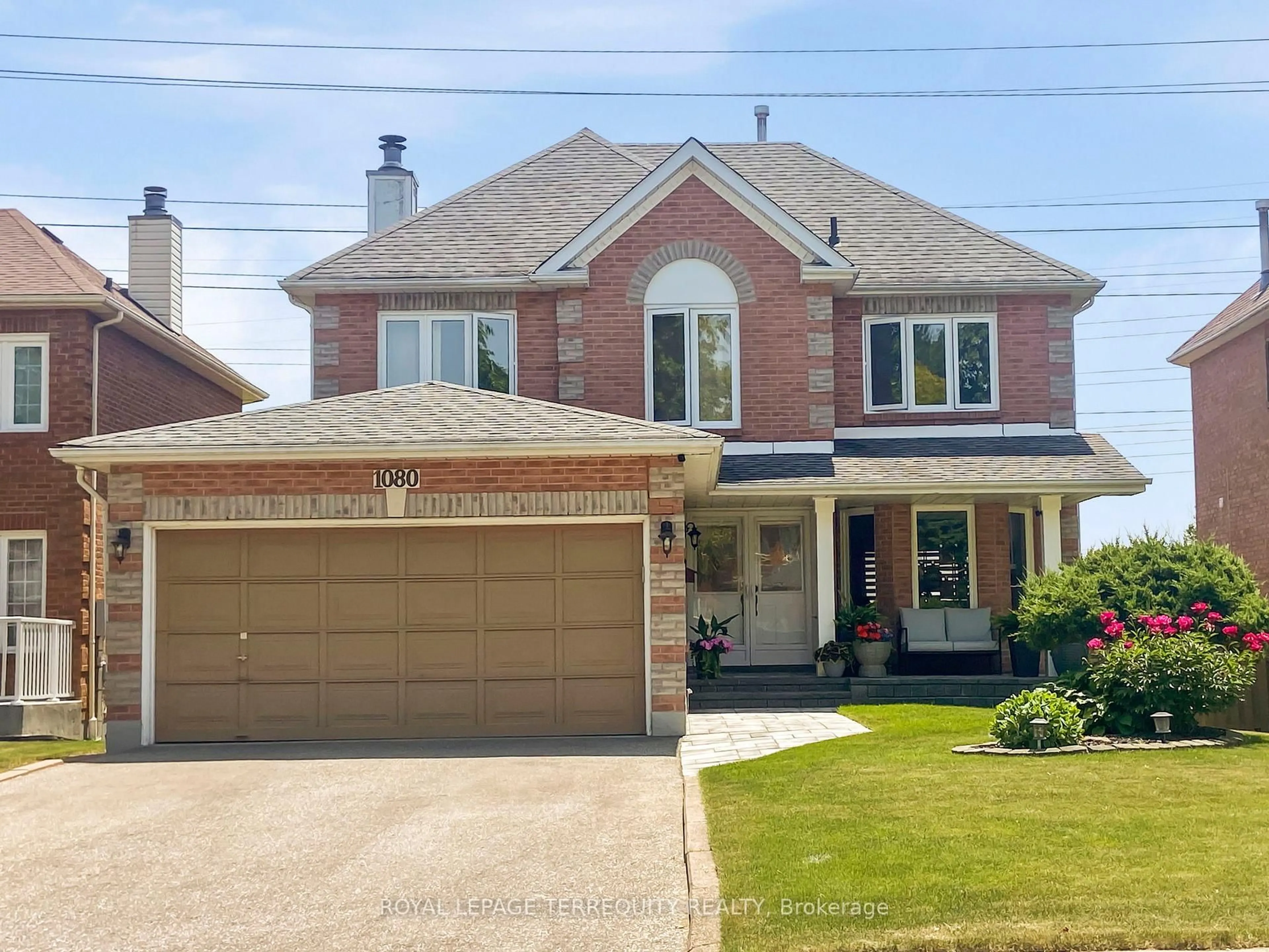 Home with brick exterior material, street for 1080 Wildrose Cres, Pickering Ontario L1X 2R3