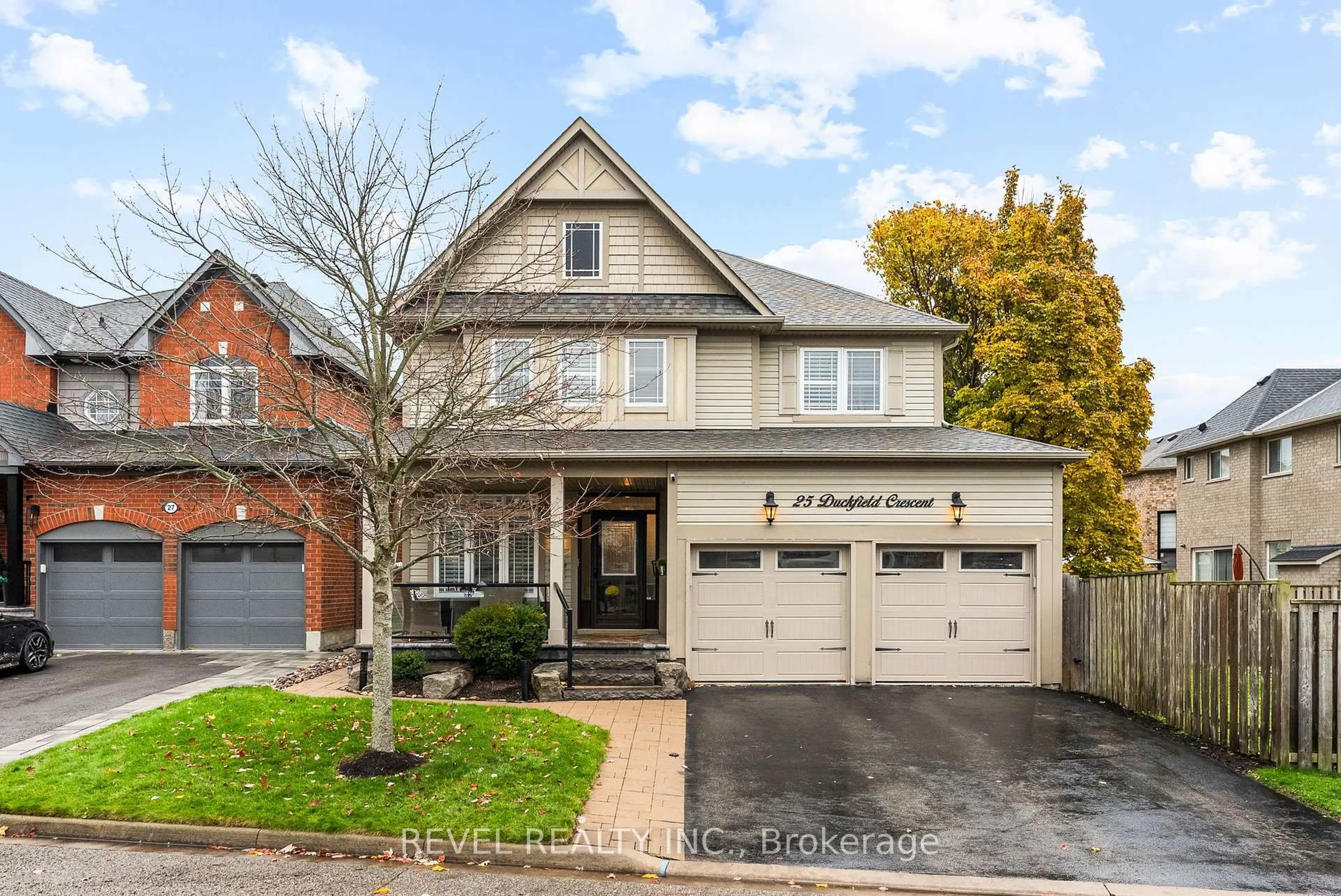 Home with brick exterior material, street for 25 Duckfield Cres, Ajax Ontario L1Z 2C8