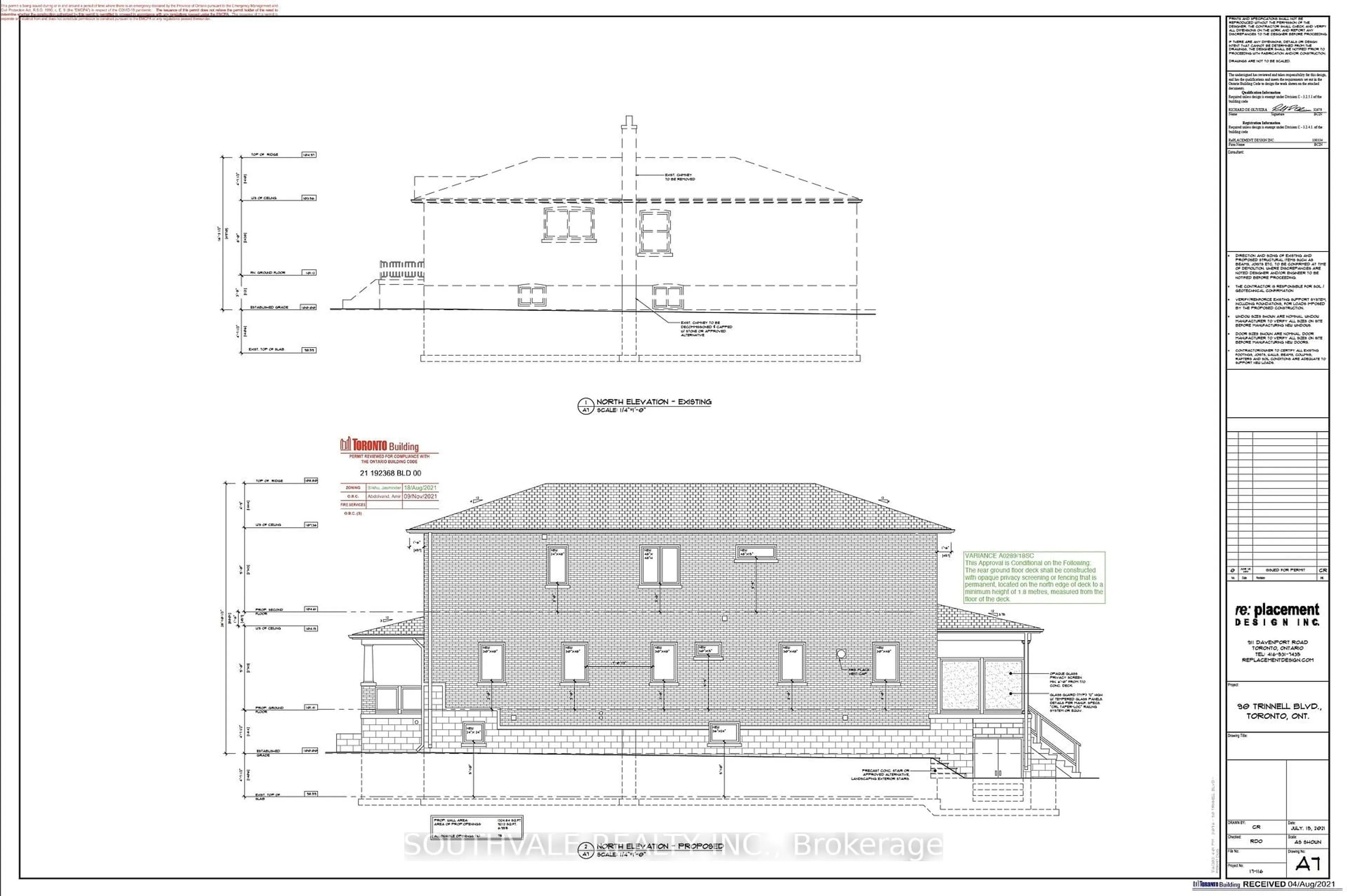 Floor plan for 90 Trinnell Blvd, Toronto Ontario M1L 1S7