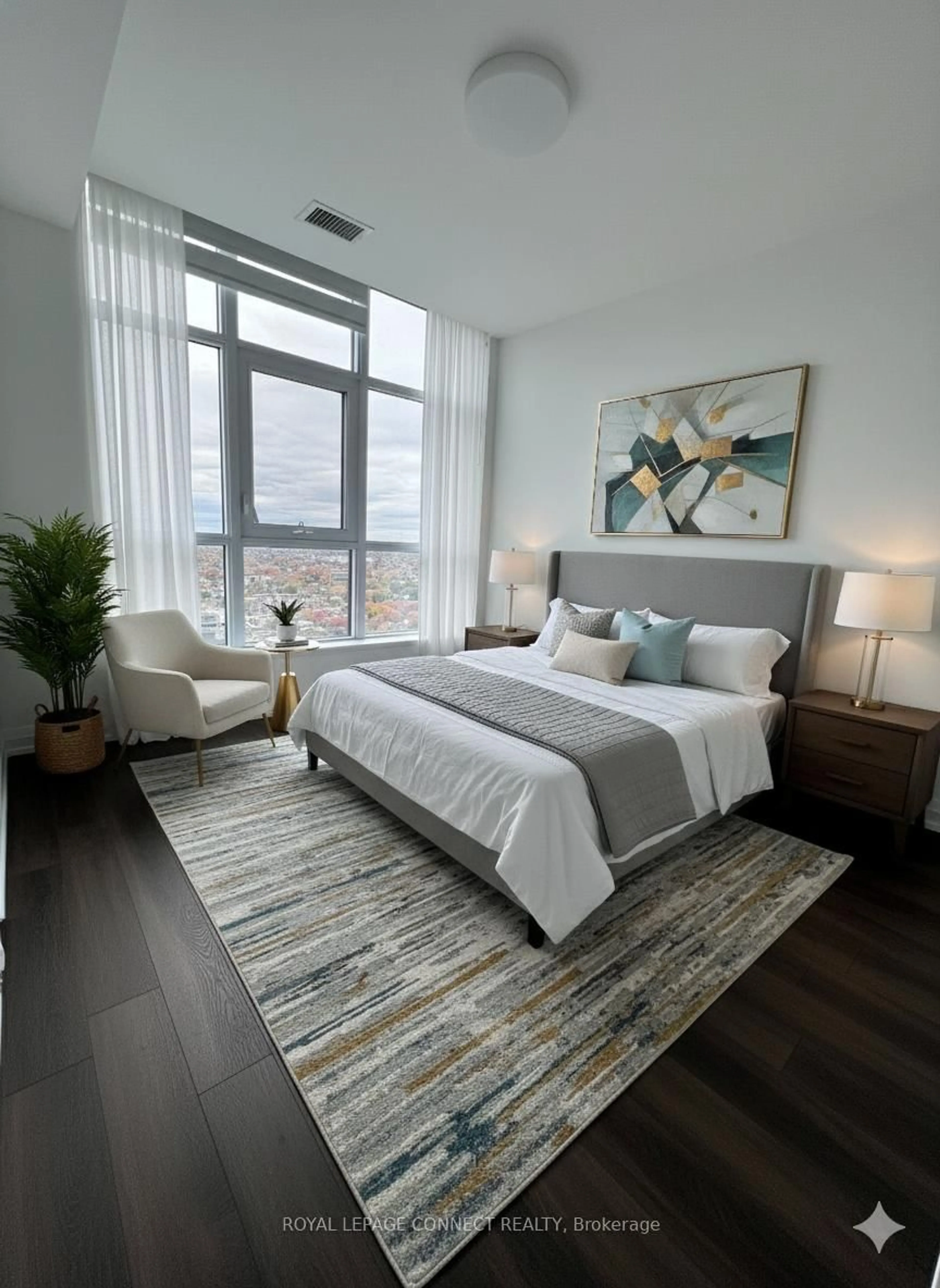 Bedroom with bed, unknown for 286 Main St #PH08, Toronto Ontario M4C 0B3