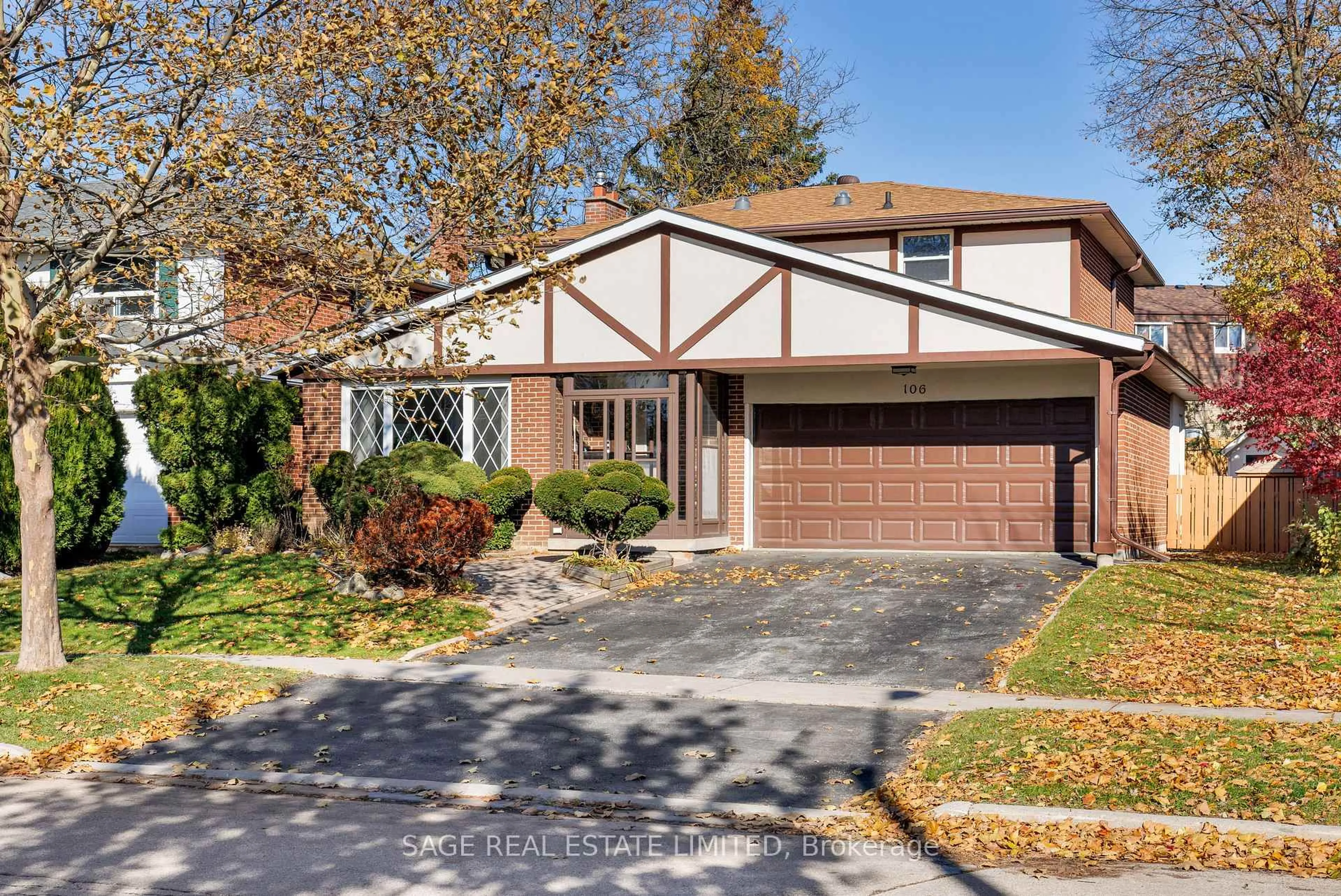 Home with brick exterior material, street for 106 Timberbank Blvd, Toronto Ontario M1W 1Z9