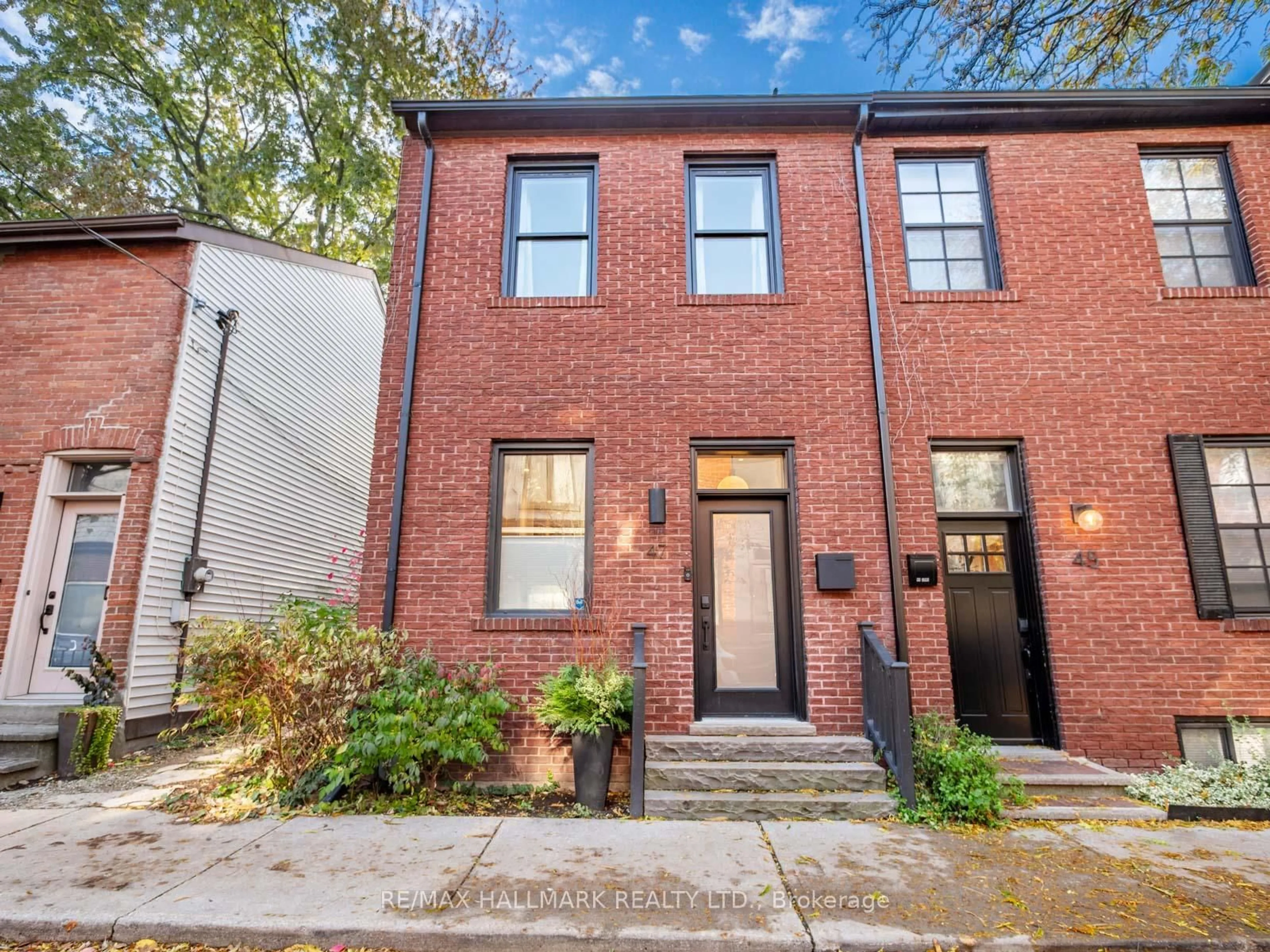 Home with brick exterior material, street for 47 Allen Ave, Toronto Ontario M4M 1T5