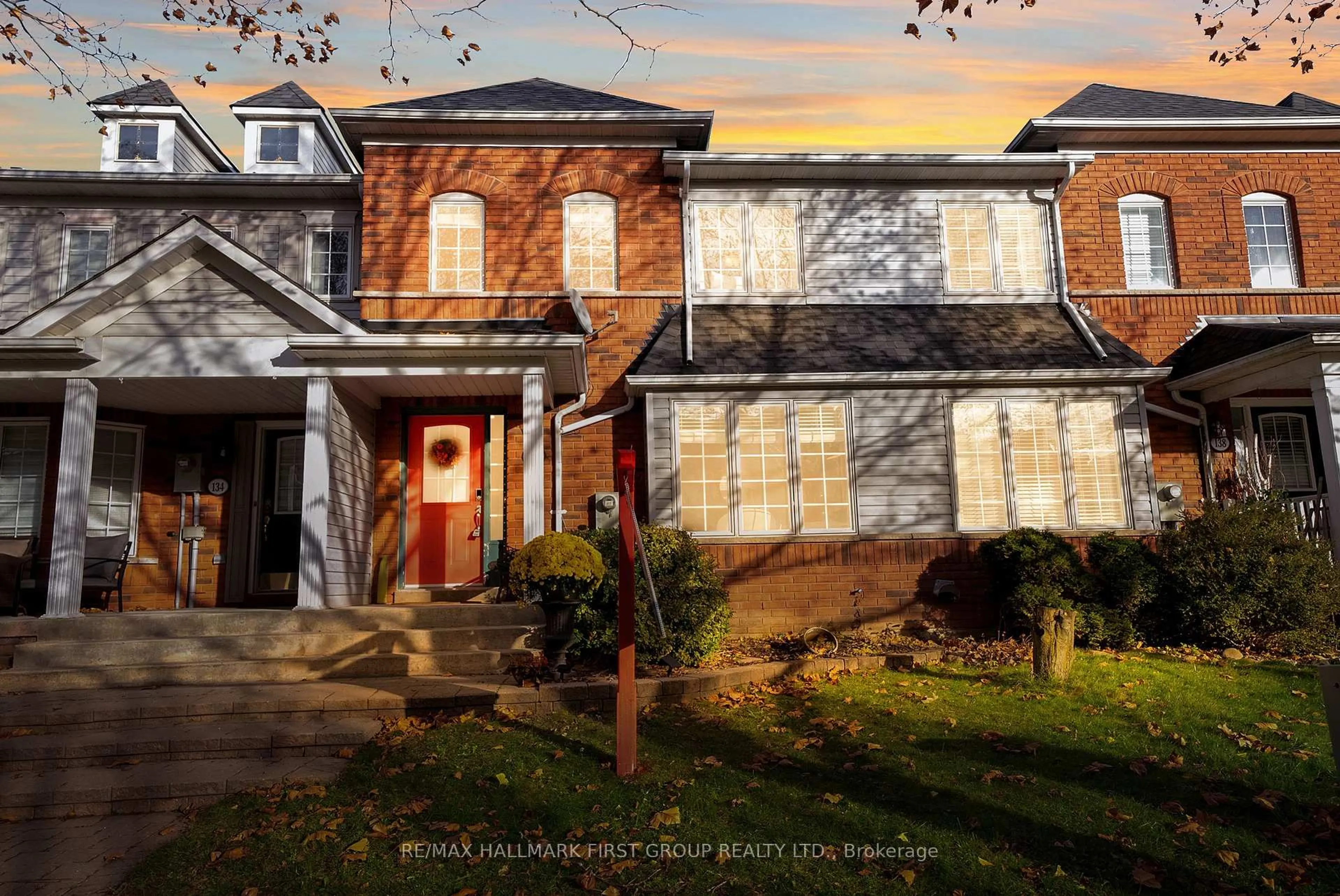 Home with brick exterior material, street for 136 Warwick Ave, Ajax Ontario L1Z 1L3