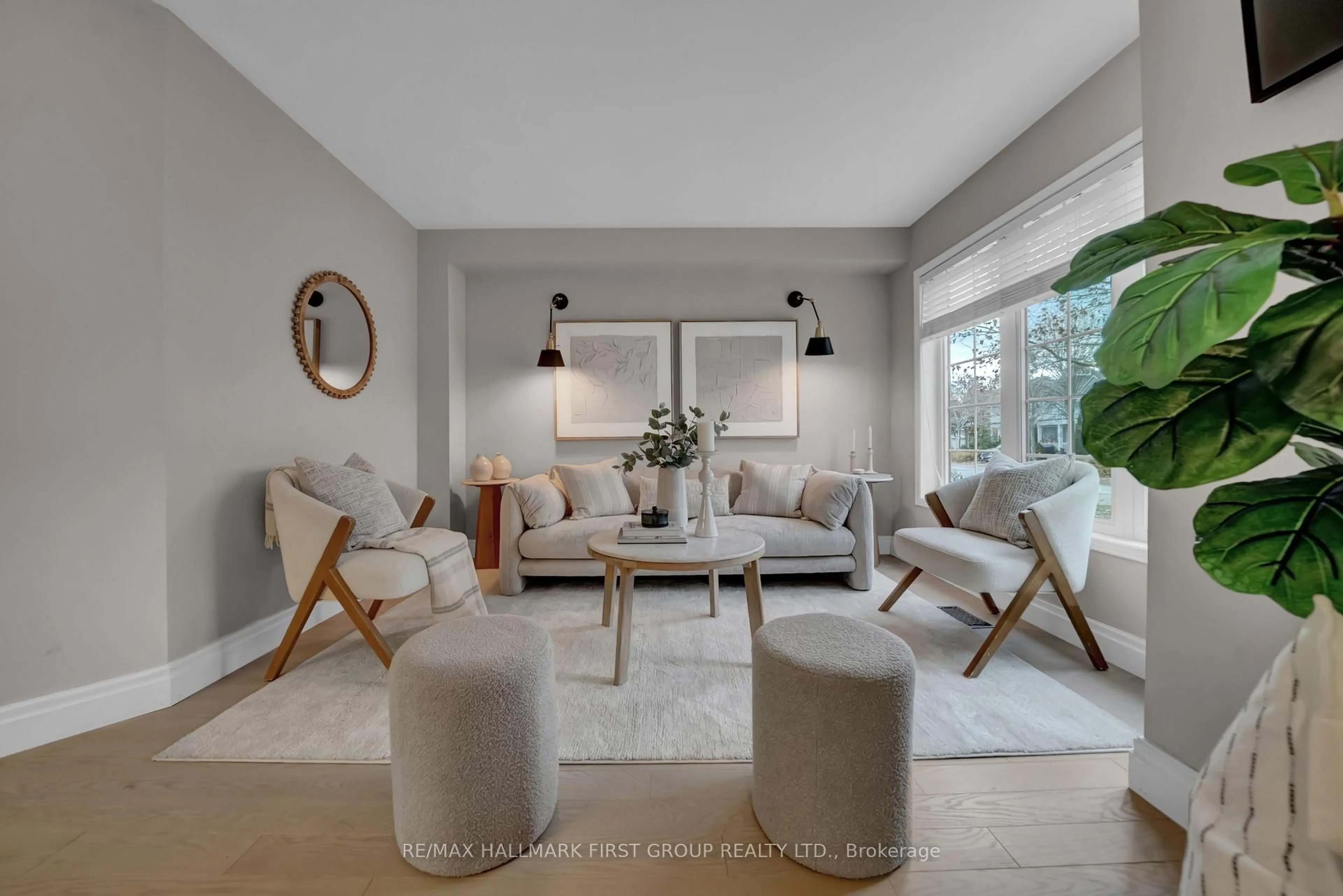 Living room with furniture, unknown for 136 Warwick Ave, Ajax Ontario L1Z 1L3