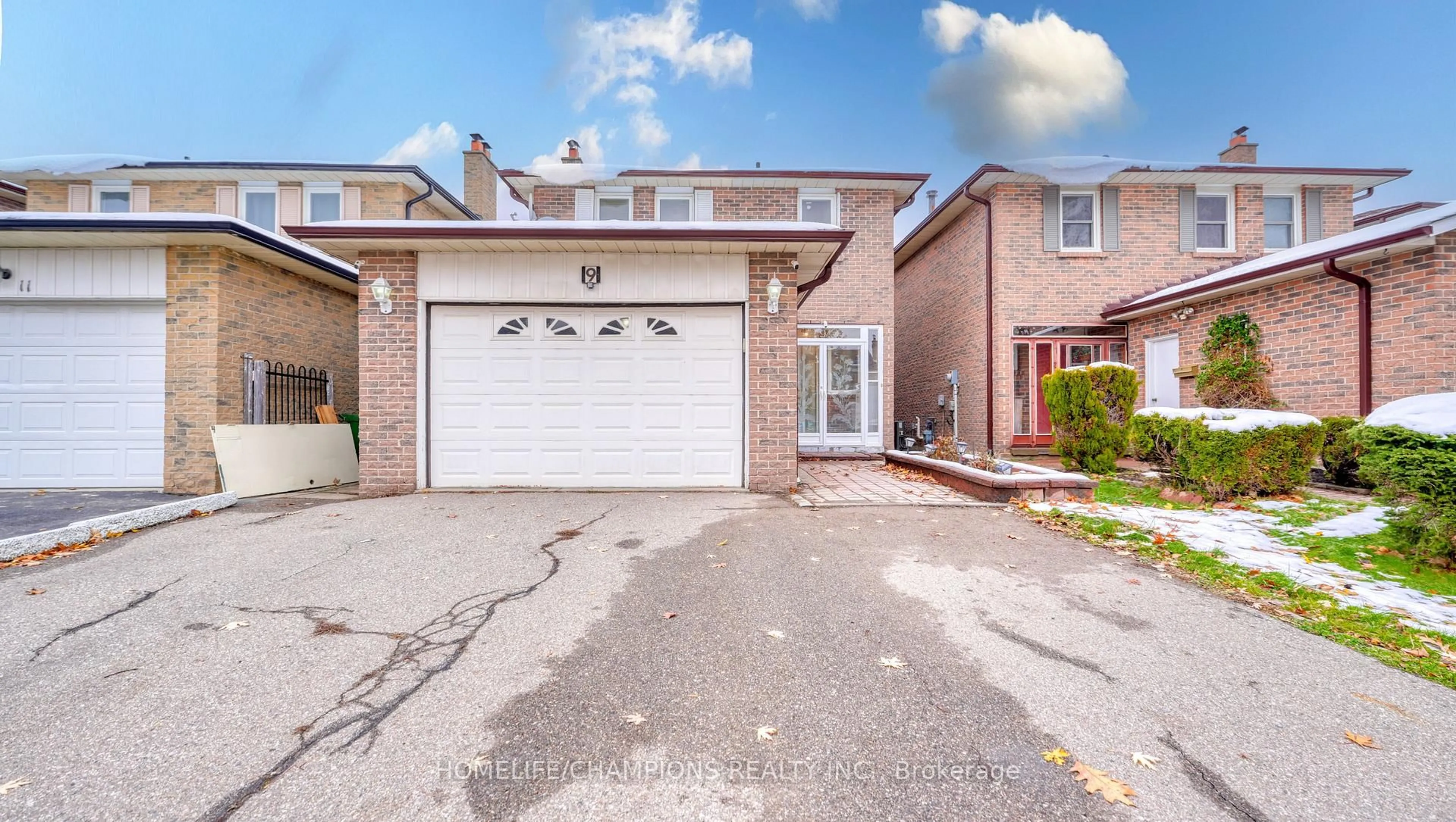 Home with brick exterior material, street for 9 Seagrave Cres, Toronto Ontario M1W 3H6