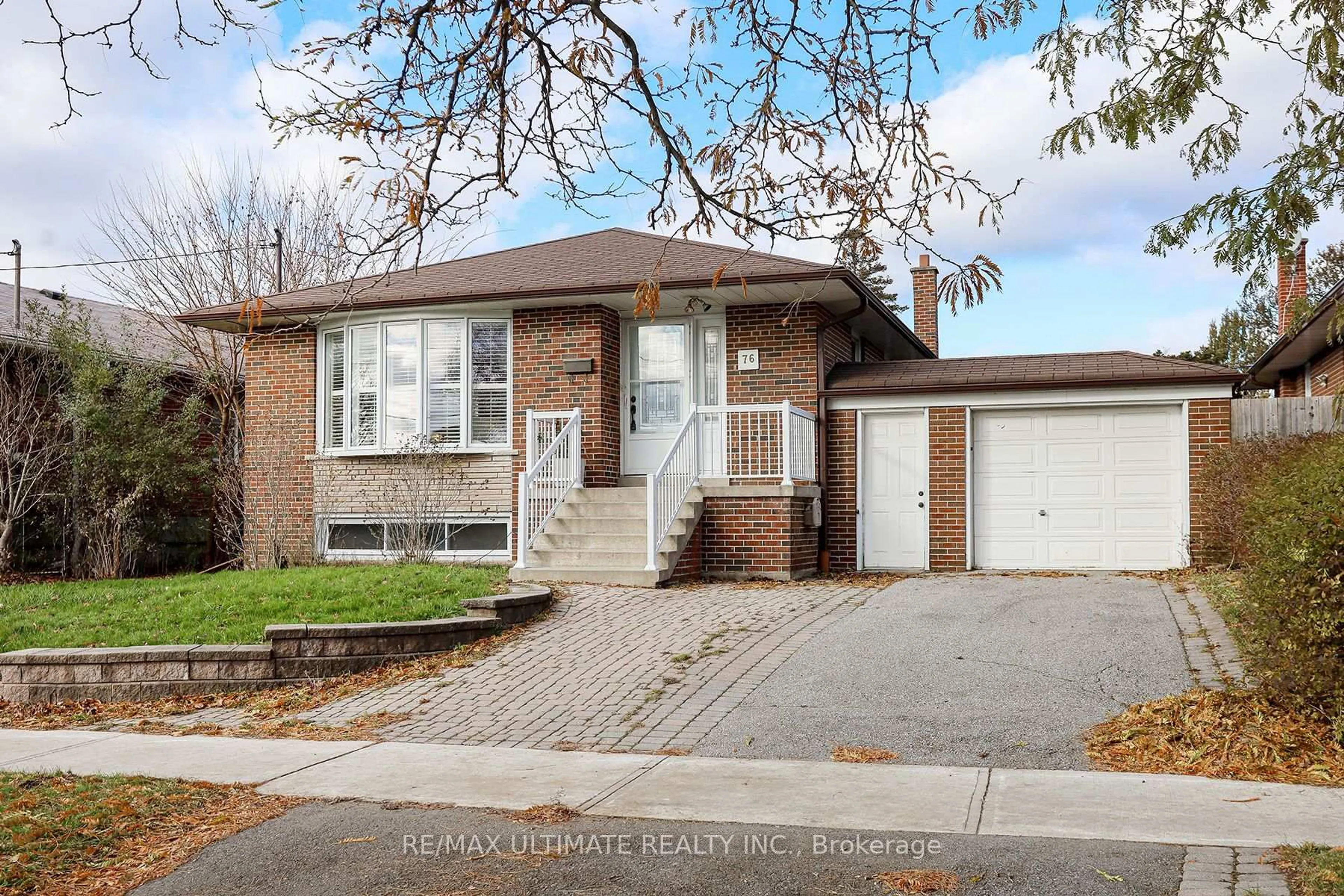 Home with brick exterior material, street for 76 Bertrand Ave, Toronto Ontario M1K 2S6