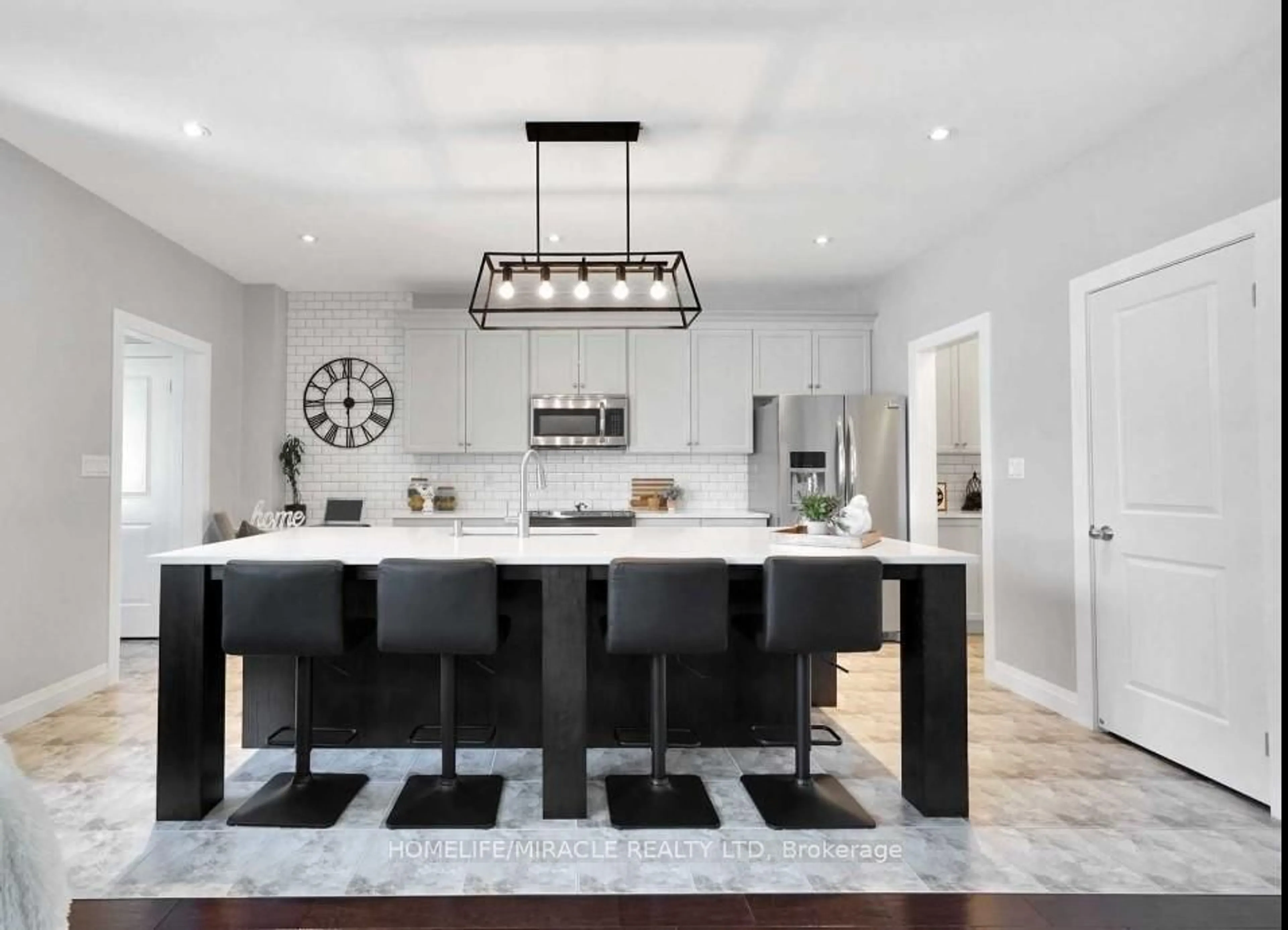 Open concept kitchen, unknown for 50 Murray Tabb St, Clarington Ontario L1C 3K7