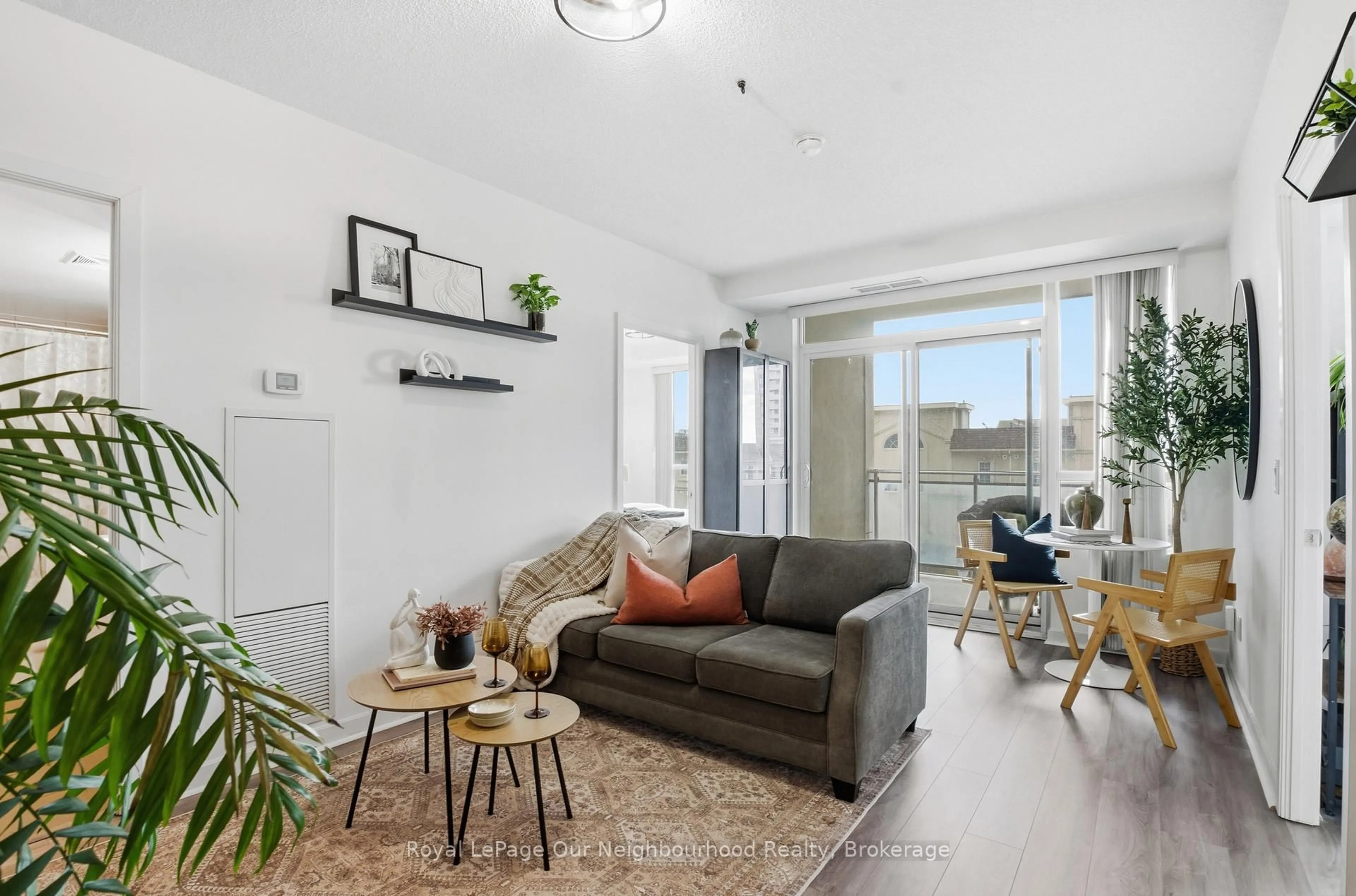 Living room with furniture, unknown for 1235 BAYLY St #301, Pickering Ontario L1W 1L7