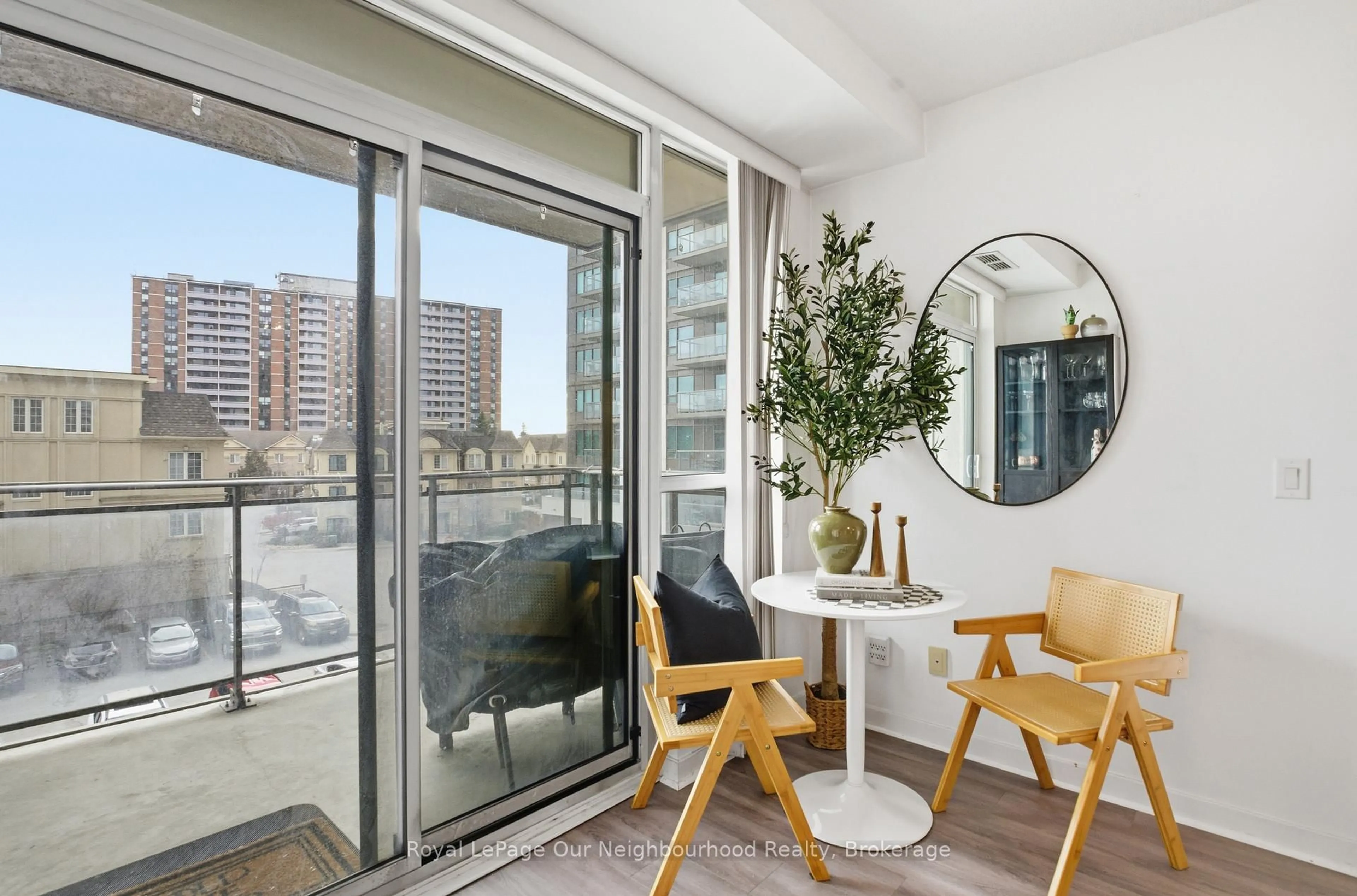 Balcony in the apartment, unknown for 1235 BAYLY St #301, Pickering Ontario L1W 1L7