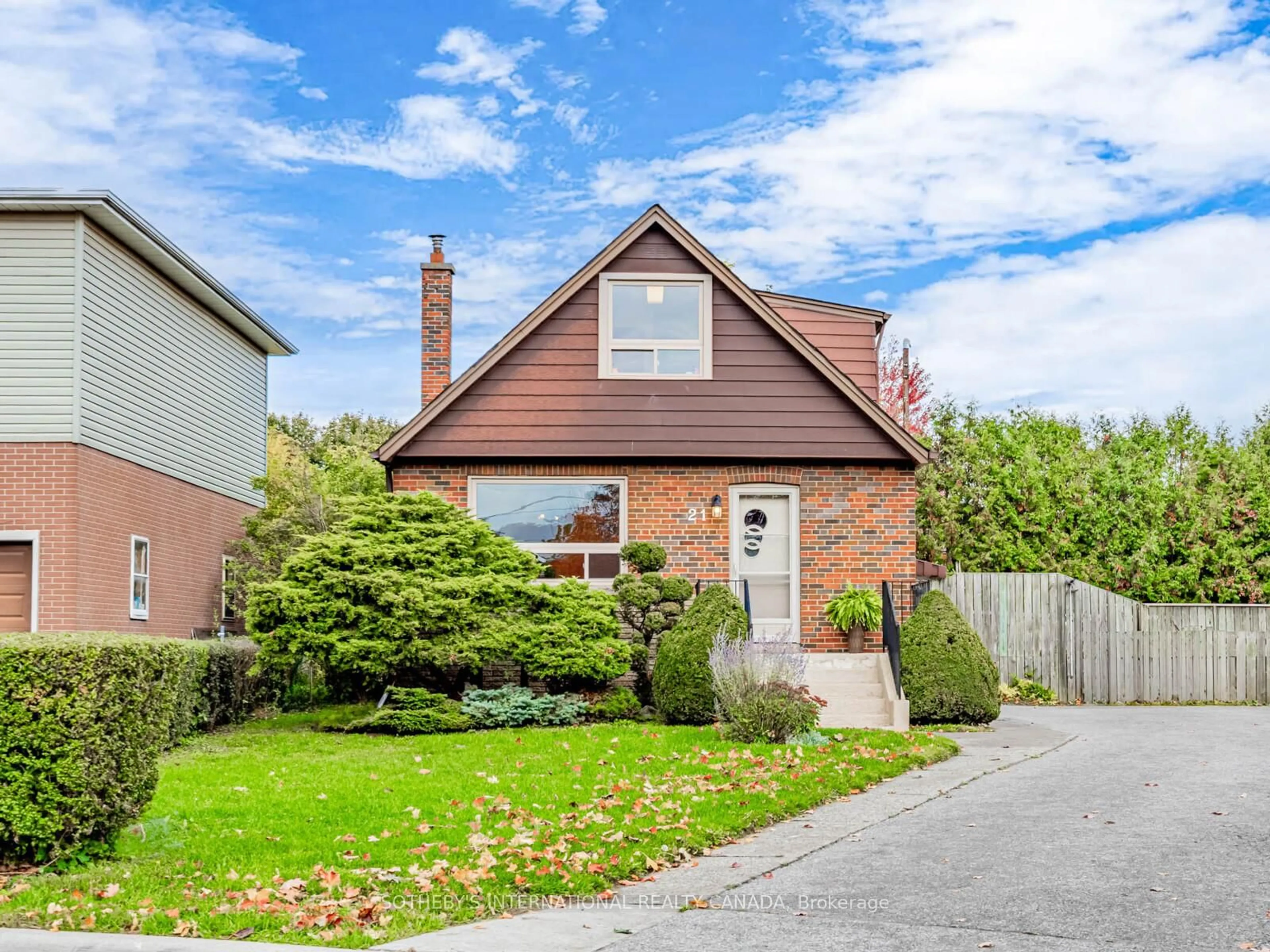 Home with brick exterior material, street for 21 Tripp Cres, Toronto Ontario M1P 1B4