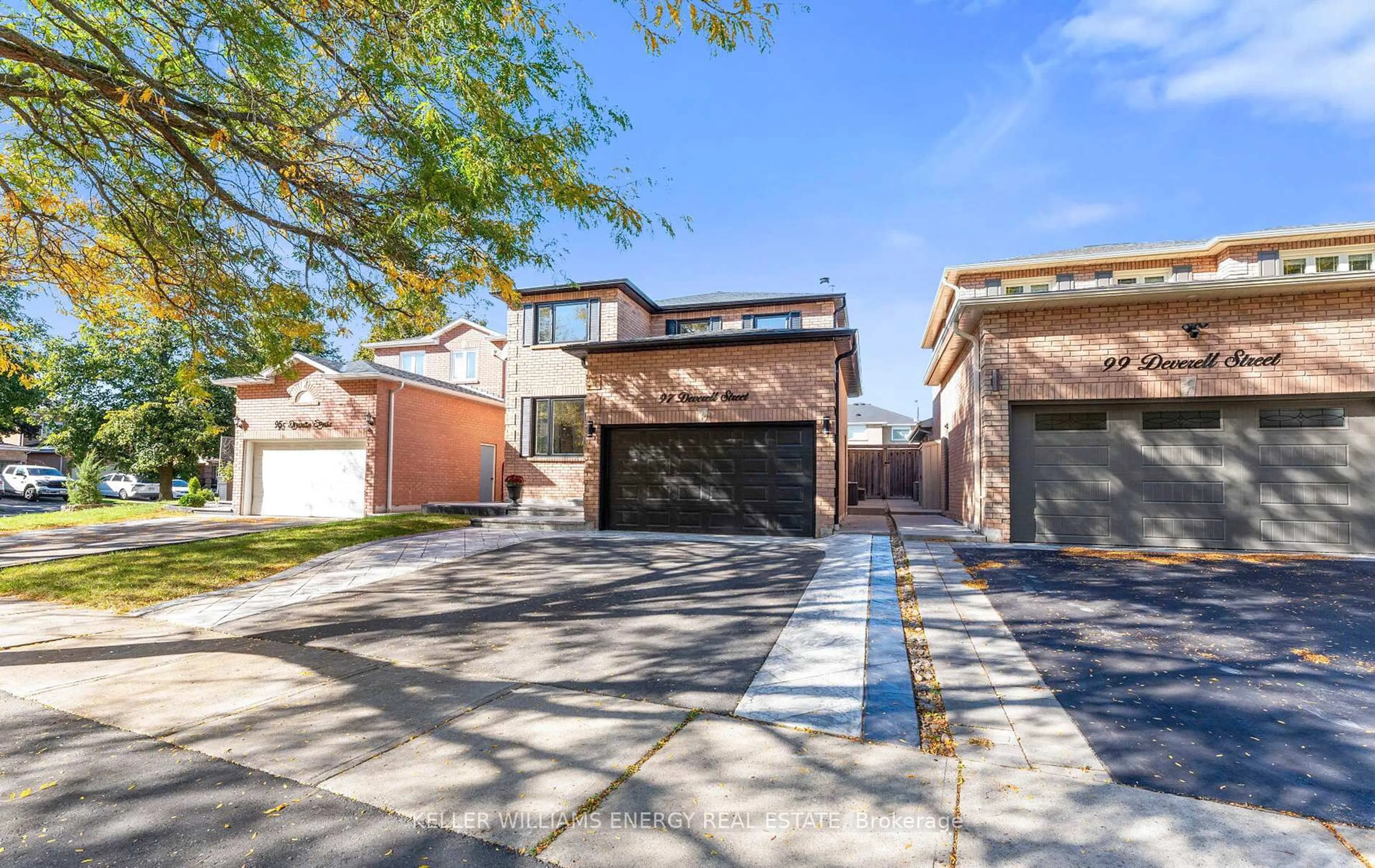 Home with brick exterior material, street for 97 Deverell St, Whitby Ontario L1R 1V9