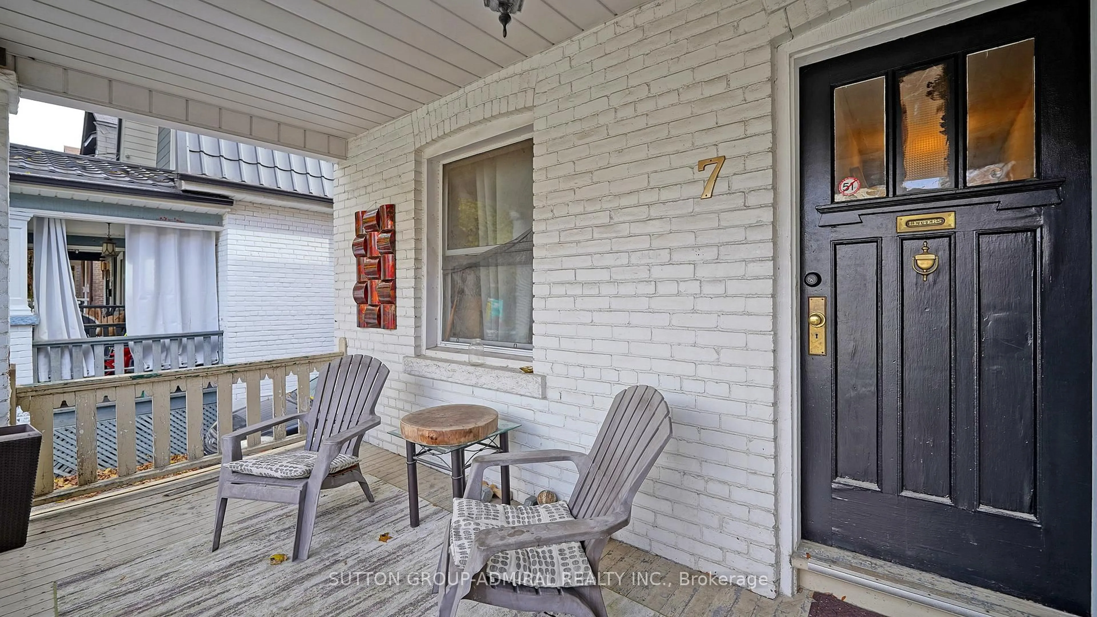 Patio, street for 7 Harris Ave, Toronto Ontario M4C 1P3