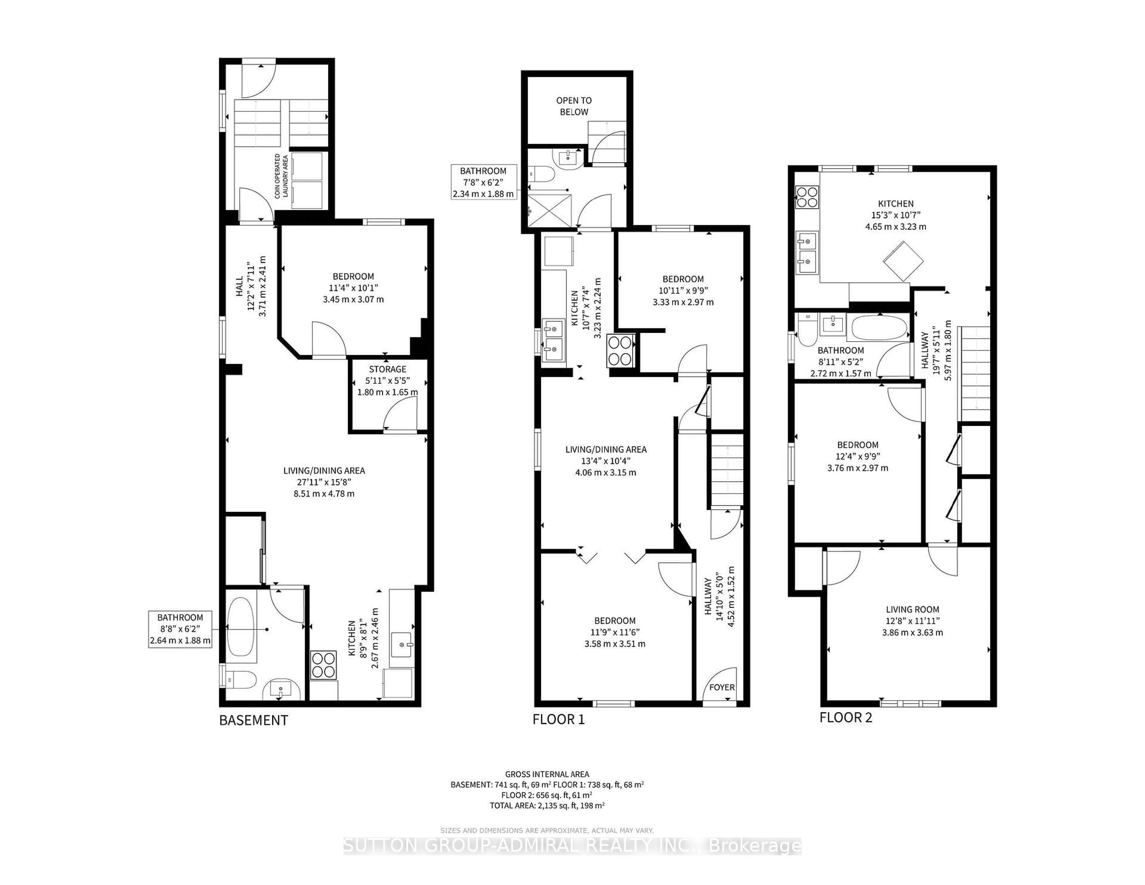 Floor plan for 7 Harris Ave, Toronto Ontario M4C 1P3