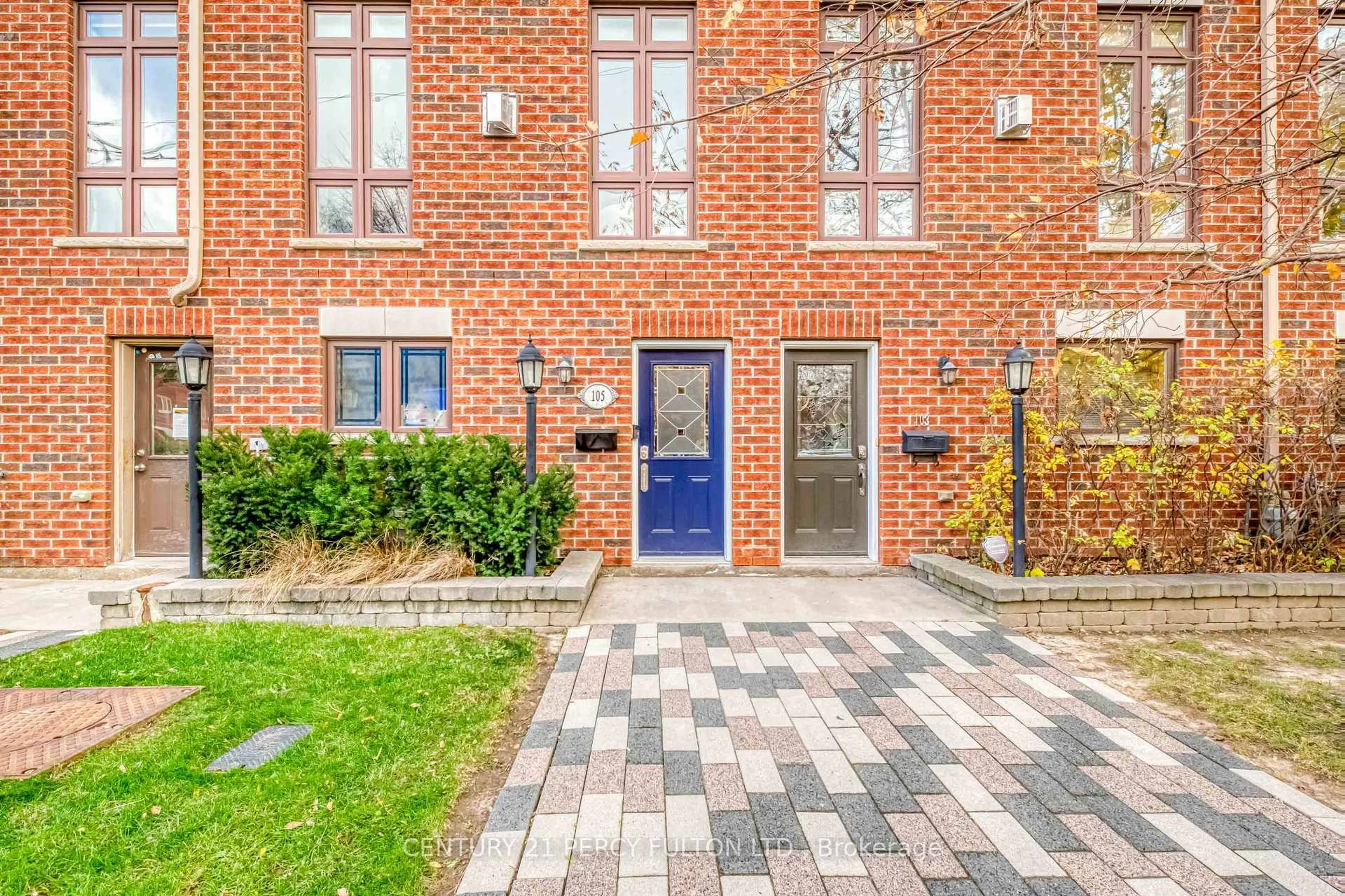 Home with brick exterior material, street for 105 Rushbrooke Ave, Toronto Ontario M4M 3A8