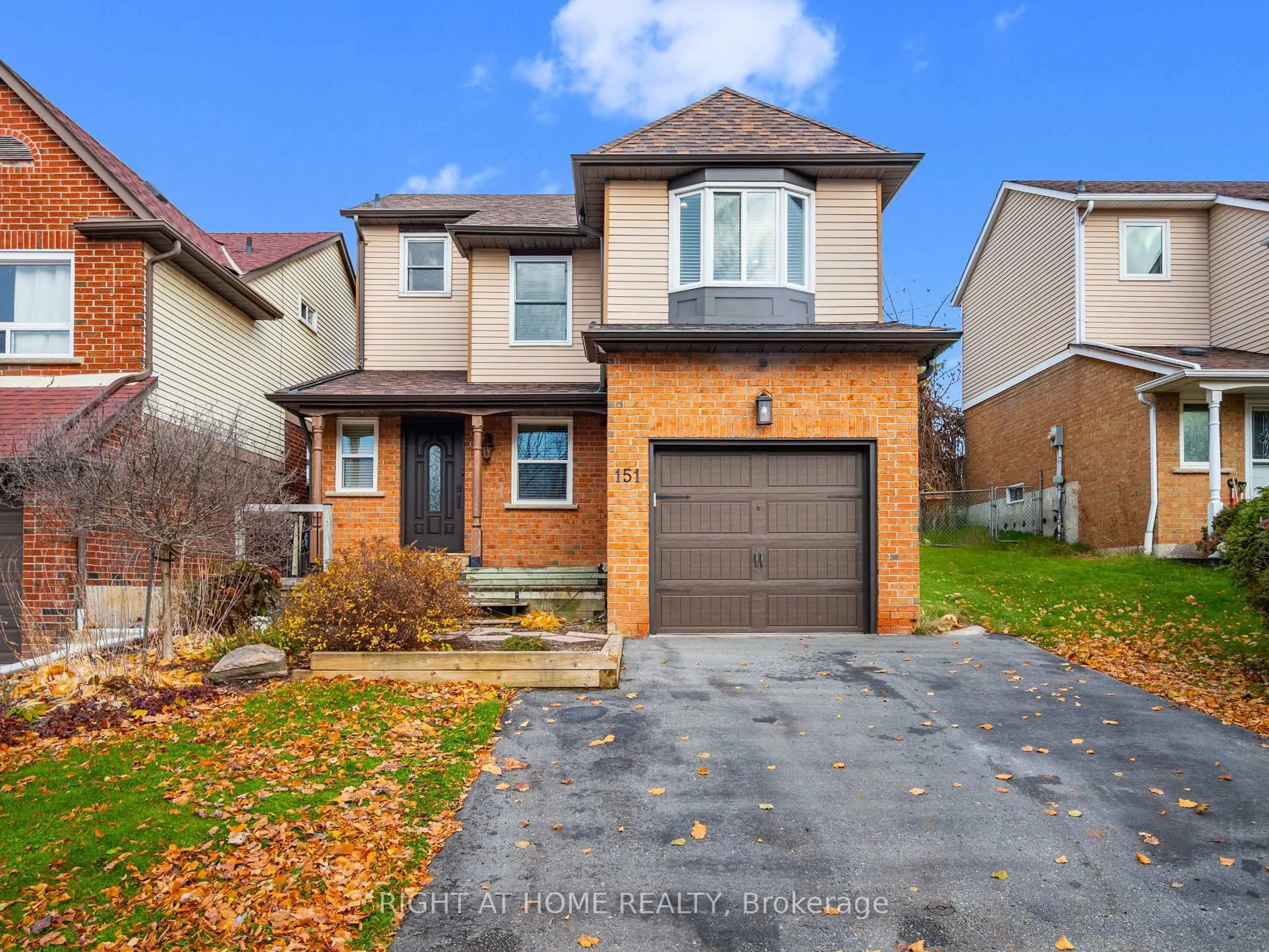 Home with brick exterior material, street for 151 Kirby Cres, Whitby Ontario L1N 7C7