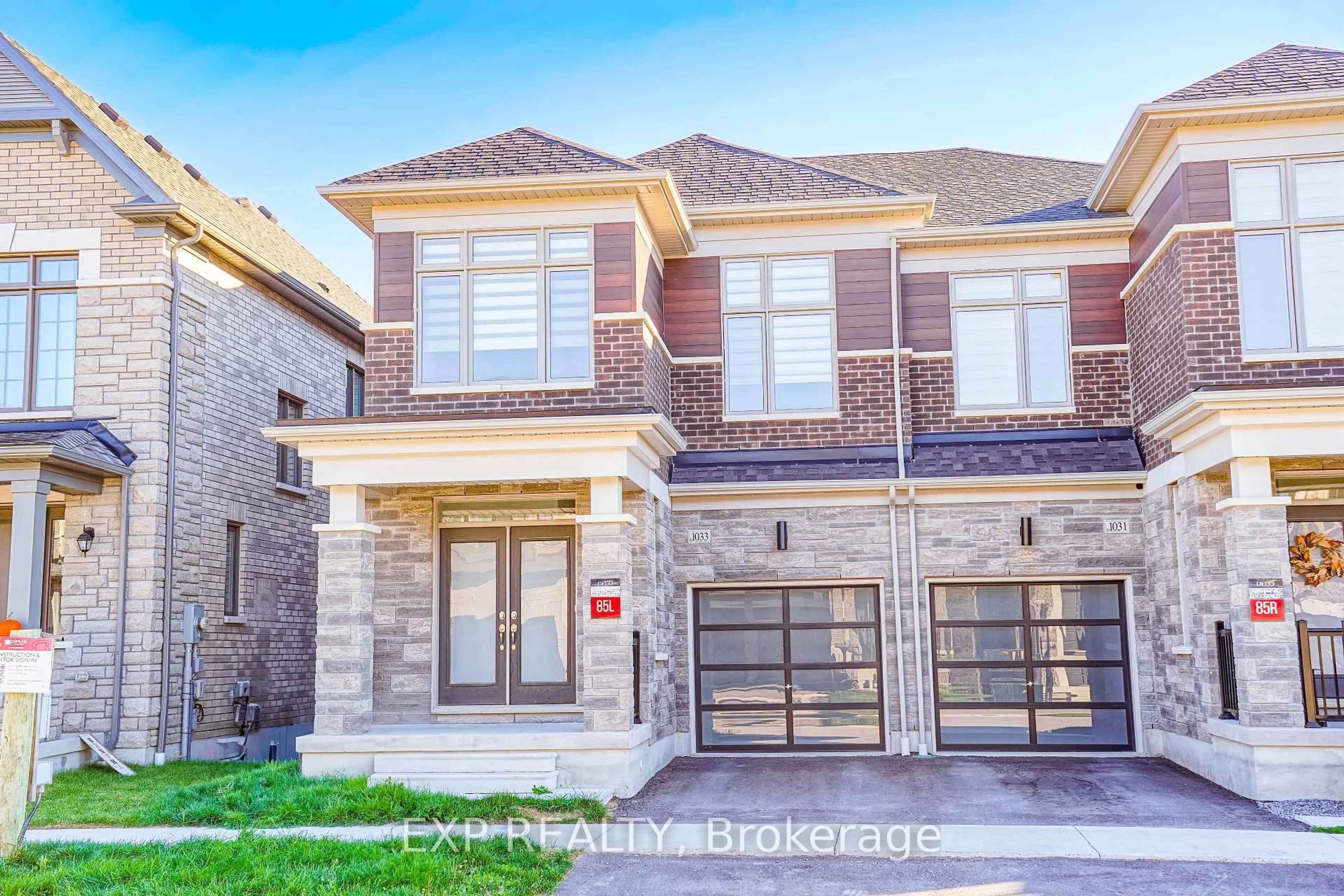 Home with brick exterior material, street for 1033 Pisces Tr, Pickering Ontario L0H 1J0