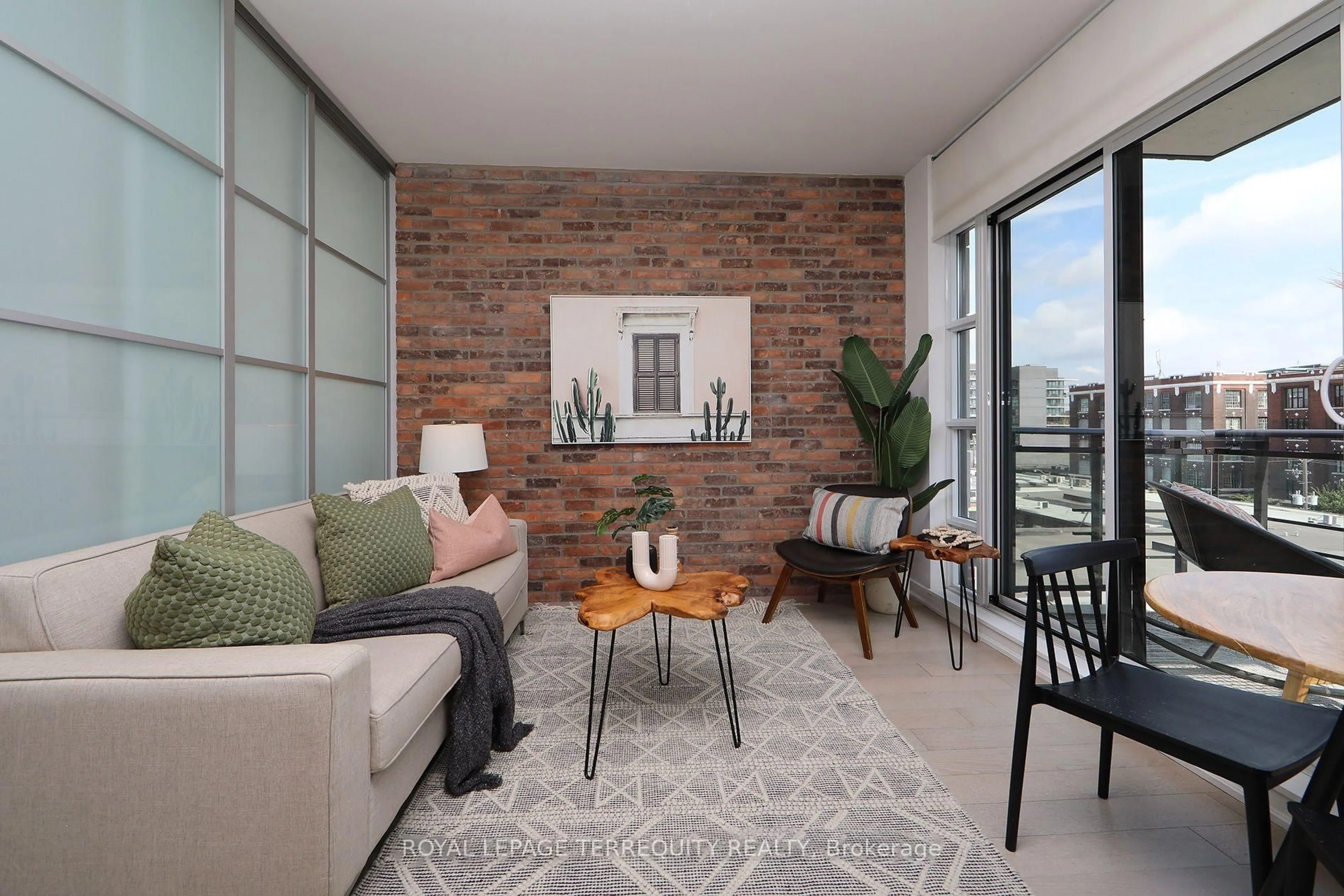 Living room with furniture, unknown for 88 Colgate Ave #631, Toronto Ontario M4M 0A6