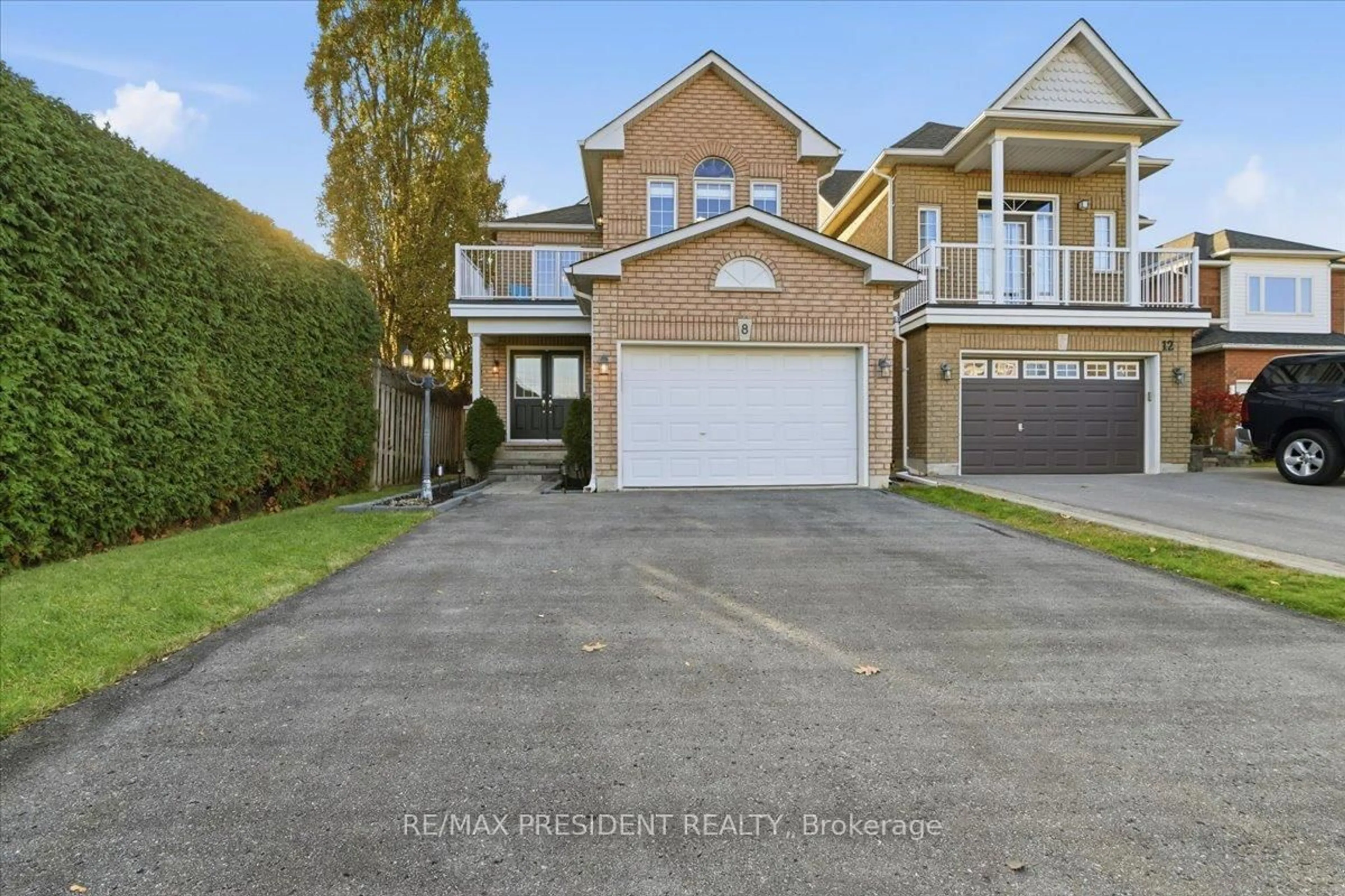 A pic from outside/outdoor area/front of a property/back of a property/a pic from drone, street for 8 Cotton St, Clarington Ontario L1C 5H3