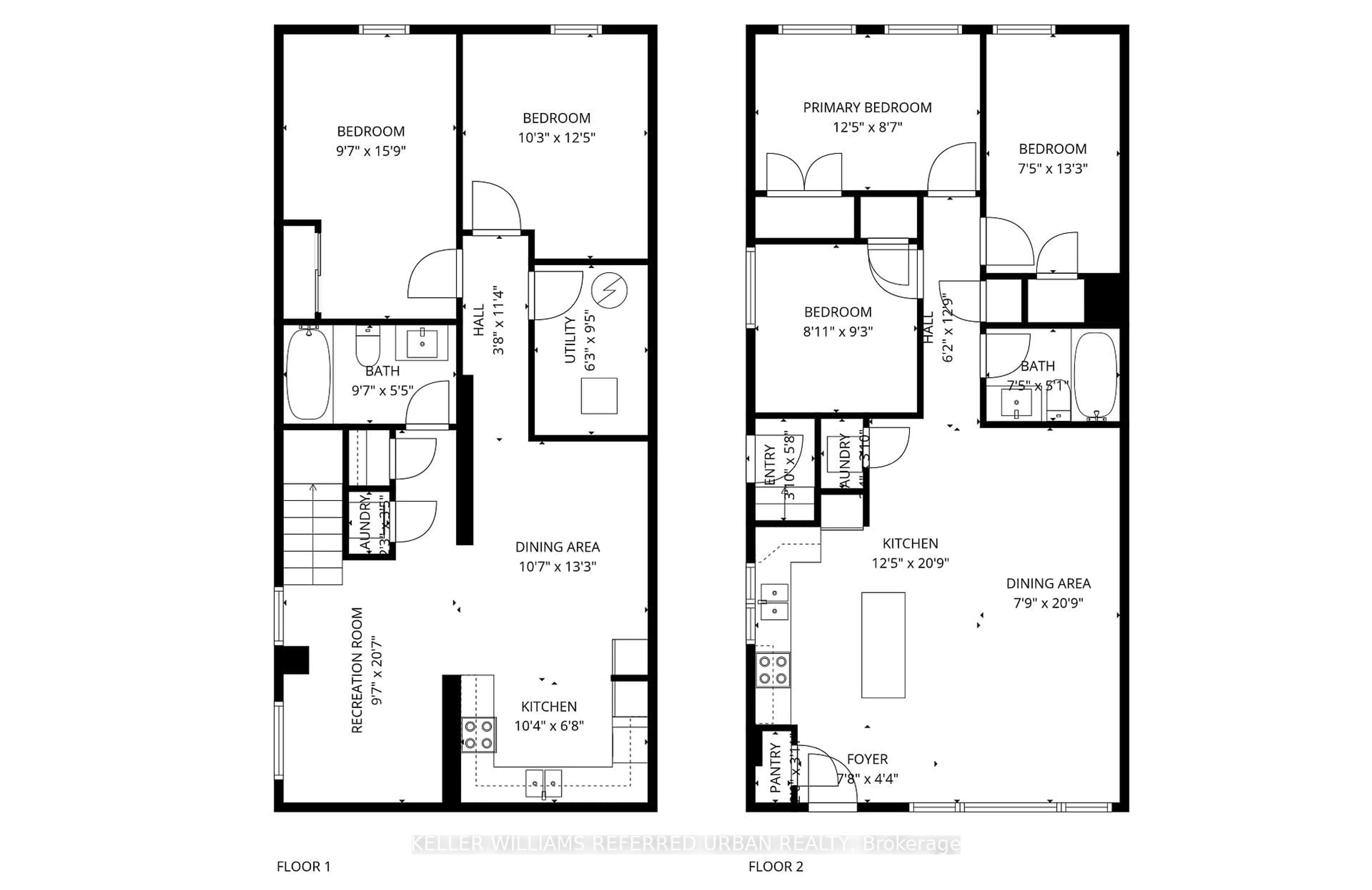 Floor plan for 73 Trinnell Blvd, Toronto Ontario M1L 1S6