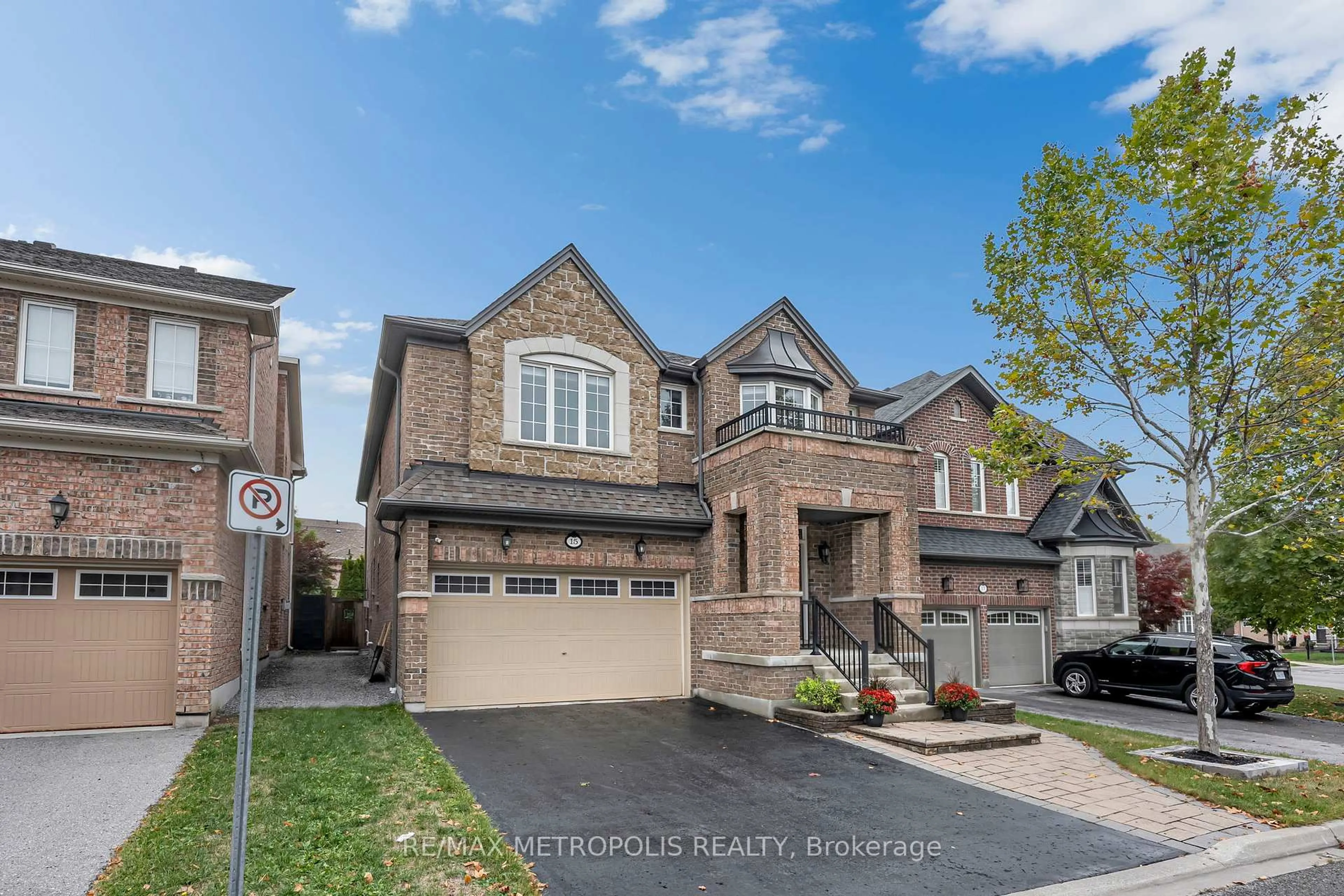 Home with brick exterior material, street for 15 Rumbellow Cres, Ajax Ontario L1T 0J9