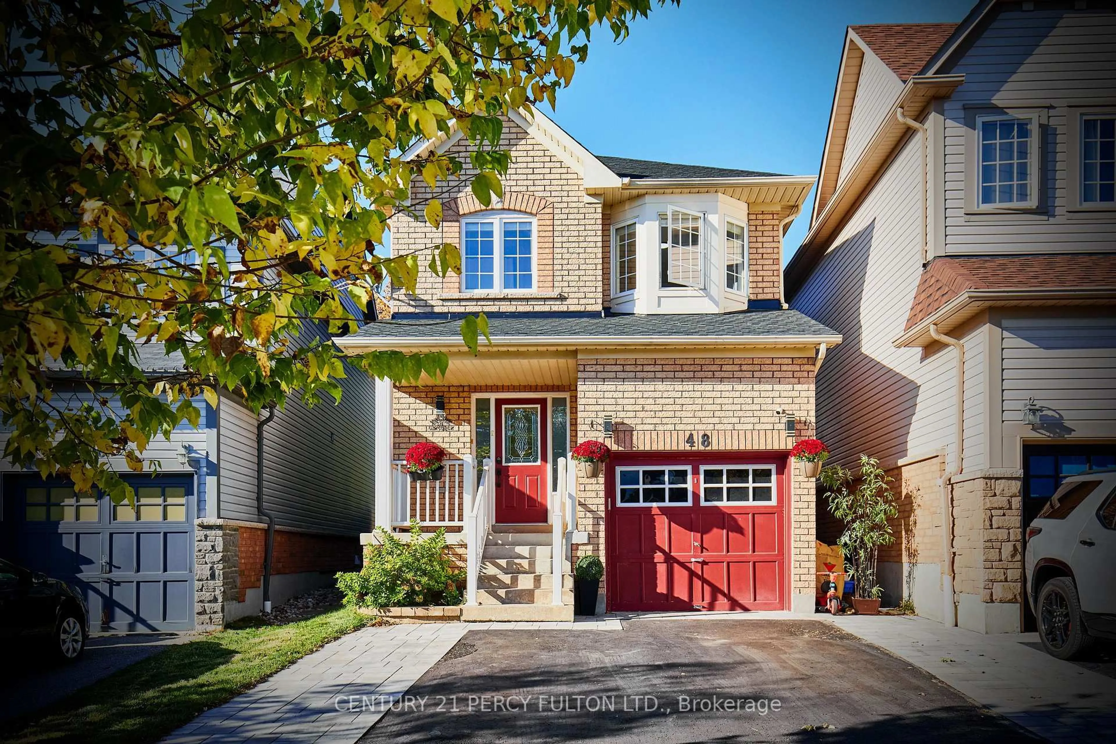 Home with brick exterior material, street for 48 Bettina Pl, Whitby Ontario L1R 0E9