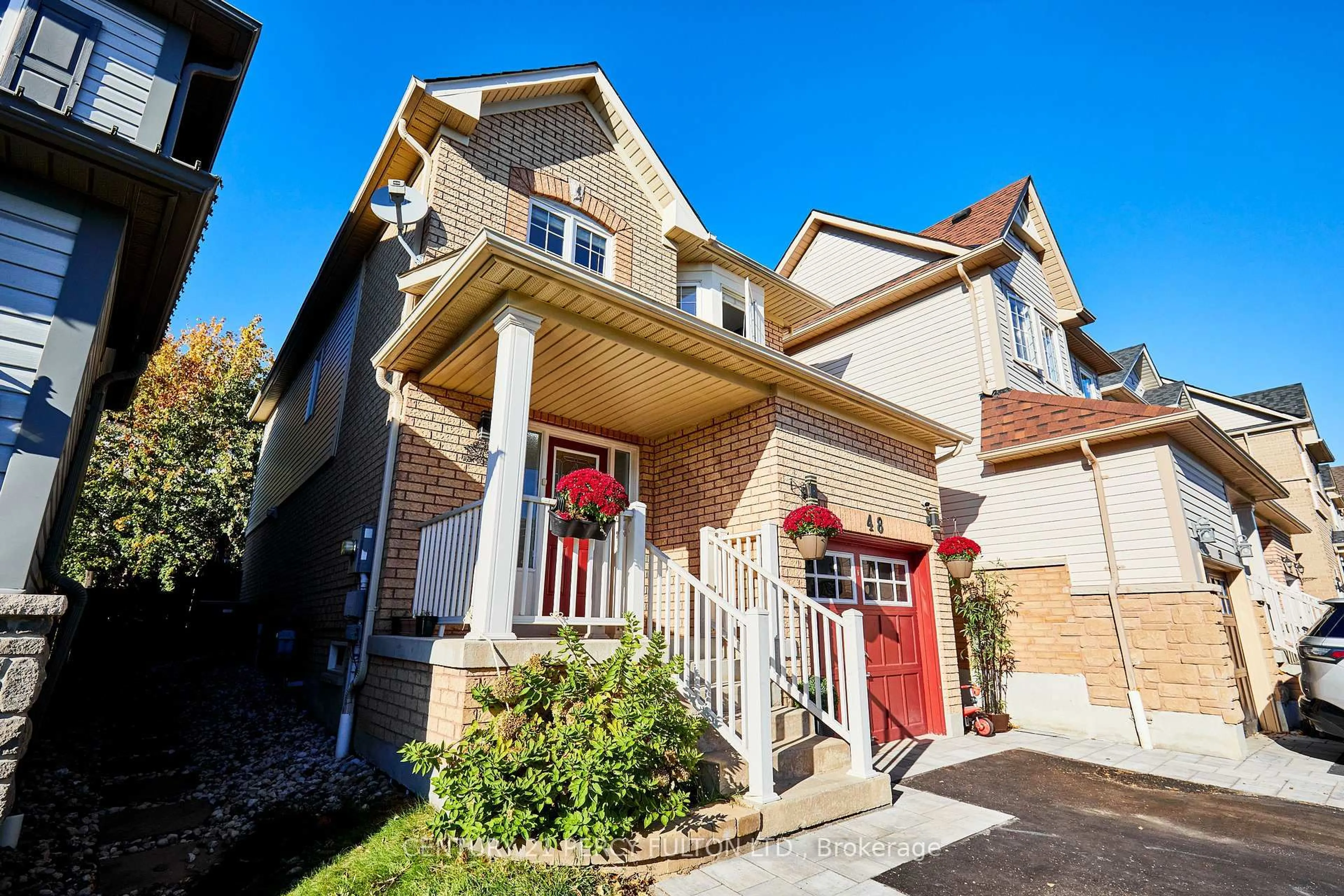 Home with brick exterior material, street for 48 Bettina Pl, Whitby Ontario L1R 0E9